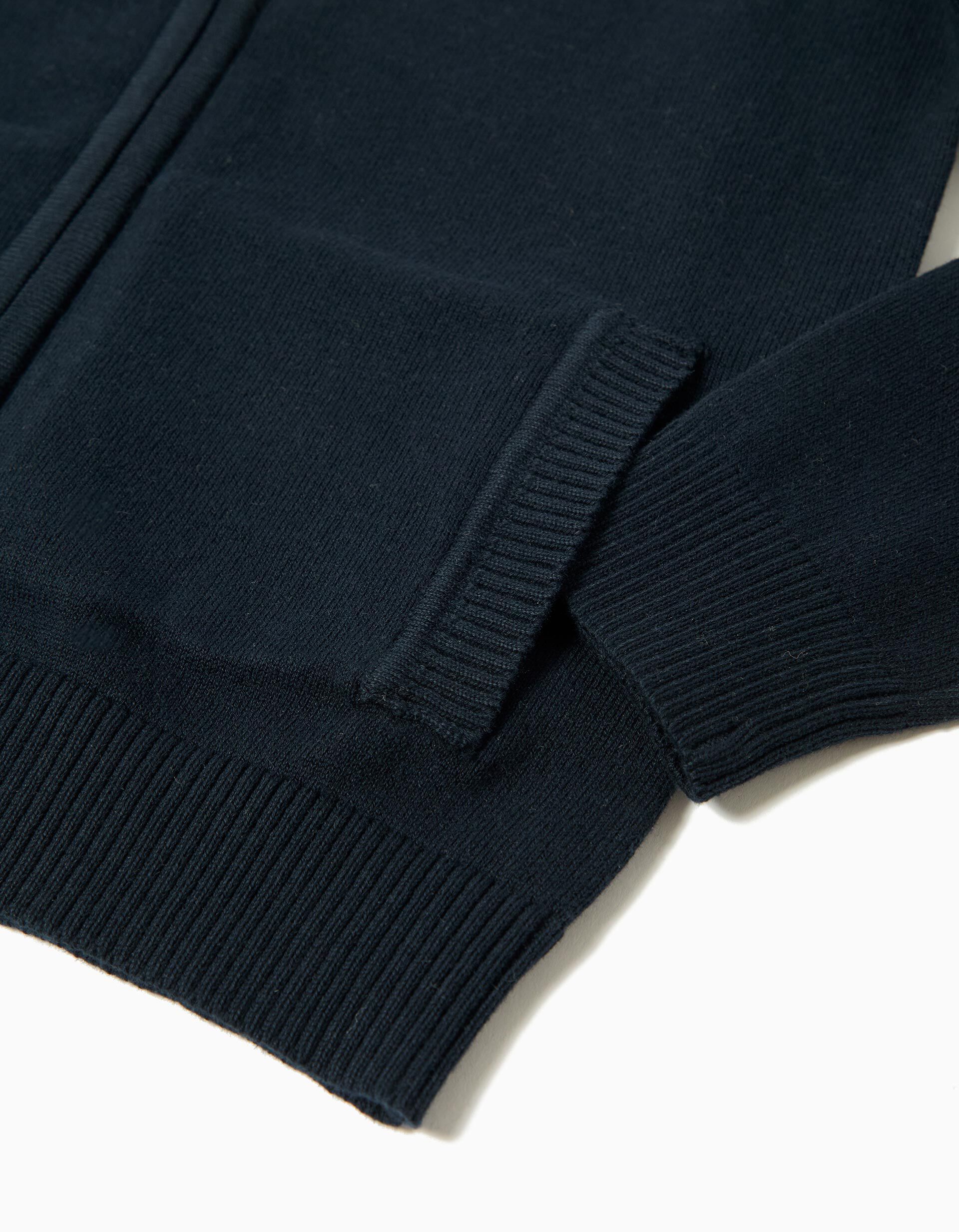 Comprar Online Casaco de Malha, Menino, Azul Escuro