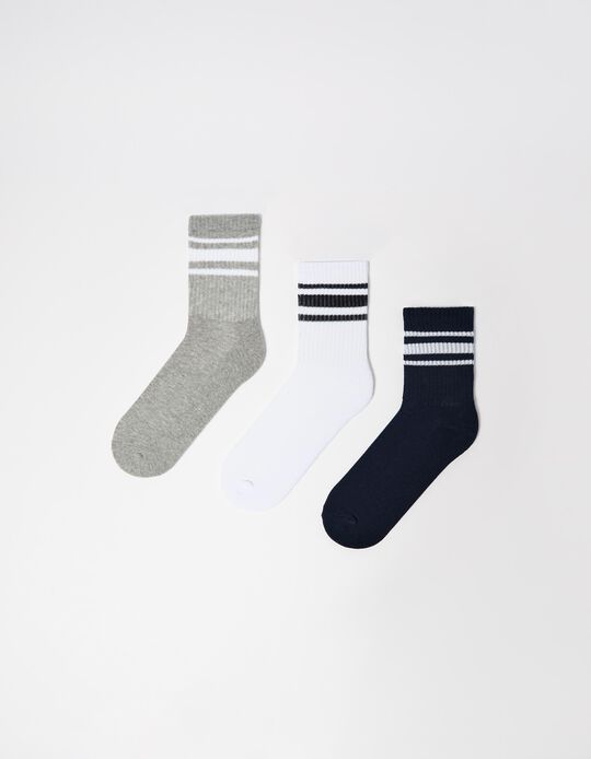 Comprar Online Pack 3 Meias Desportivas, Mulher, Multicolor