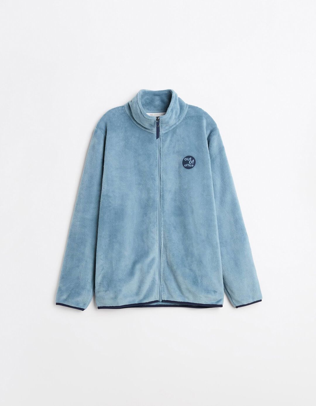 Casaco Polar Aveludado, Homem, Cinzento