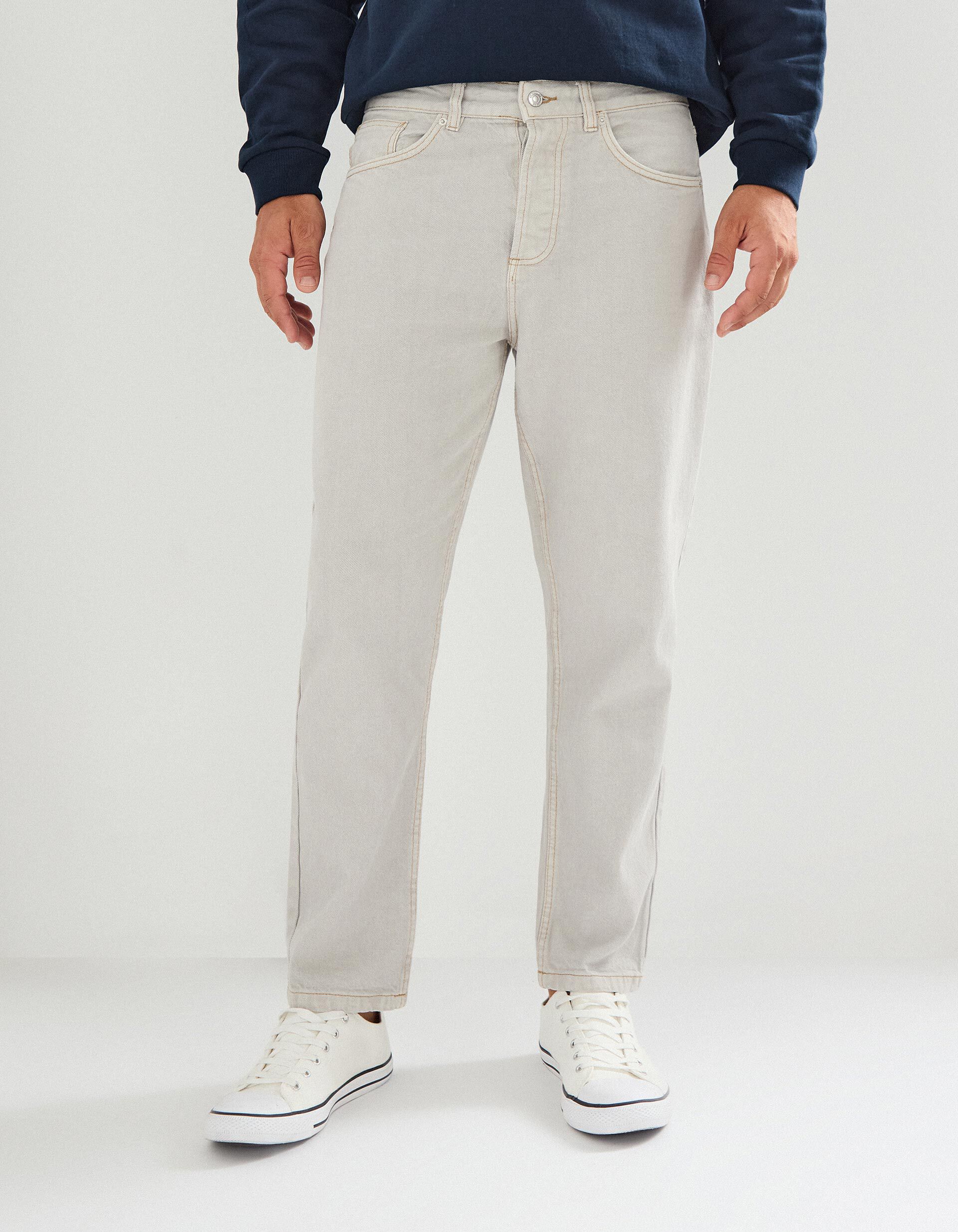 Comprar Online Cal&ccedil;as de Ganga Cropped, Homem, Cru