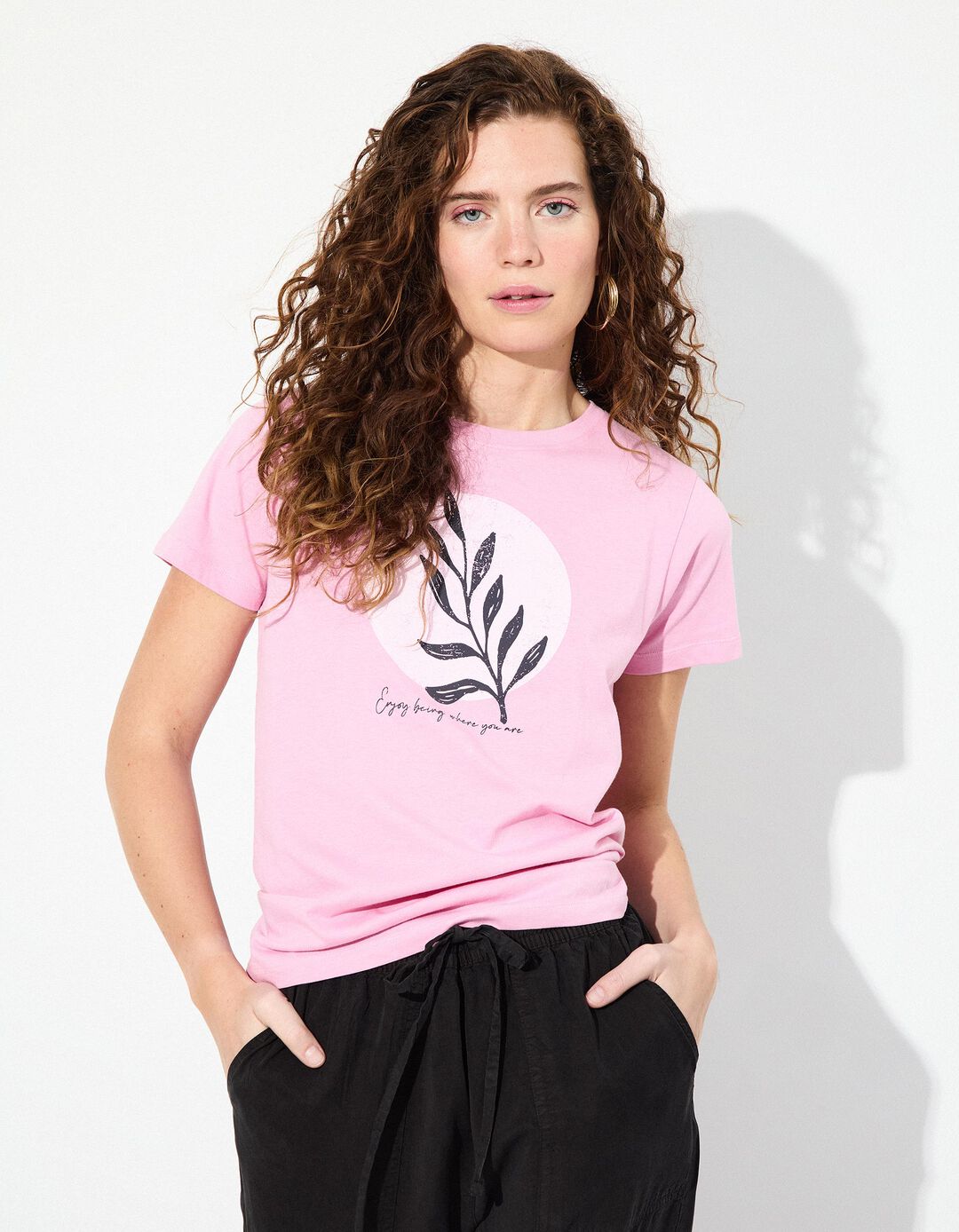 T-shirt, Mulher, Roxo Claro 