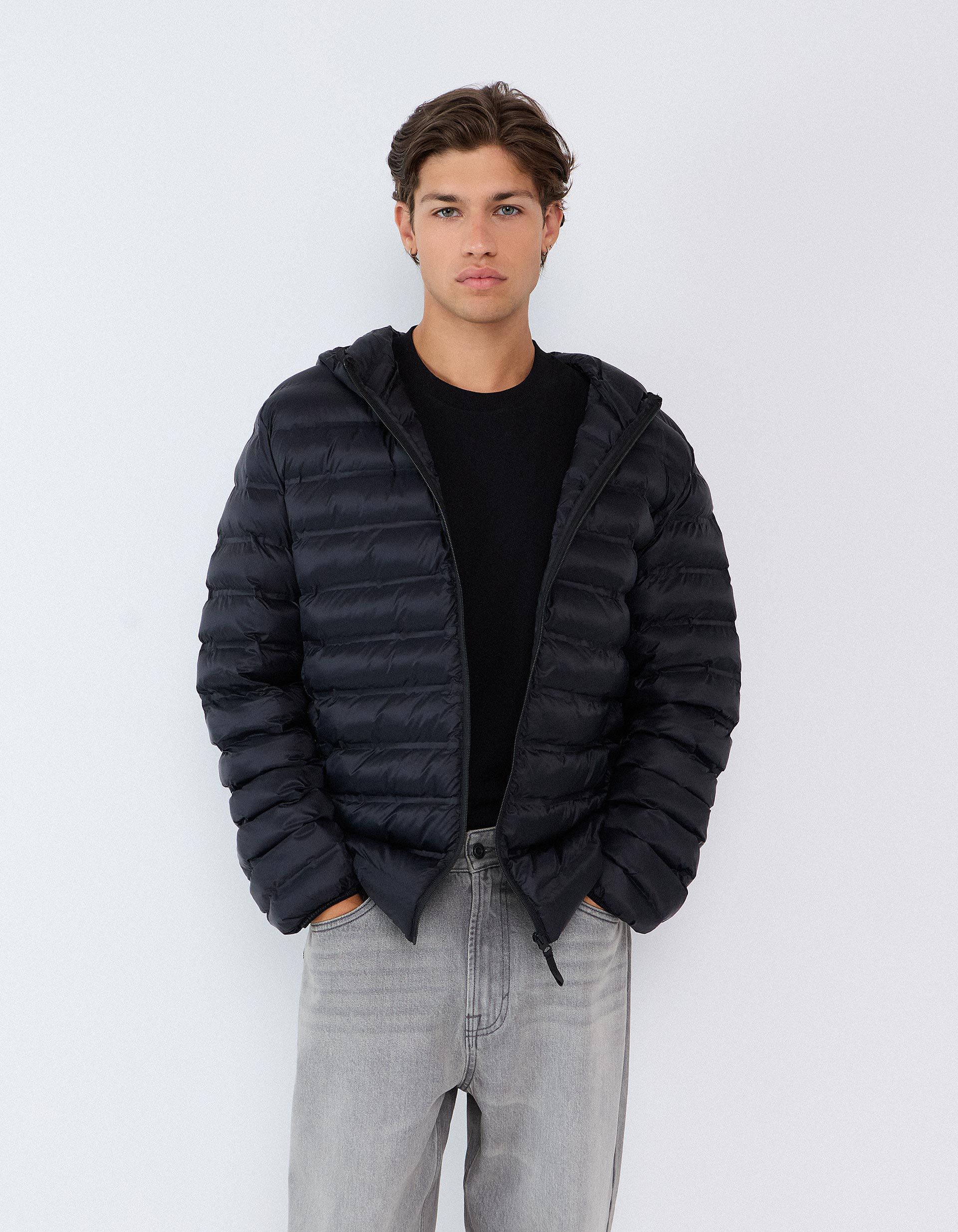 Comprar Online Casaco Acolchoado, Homem, Preto