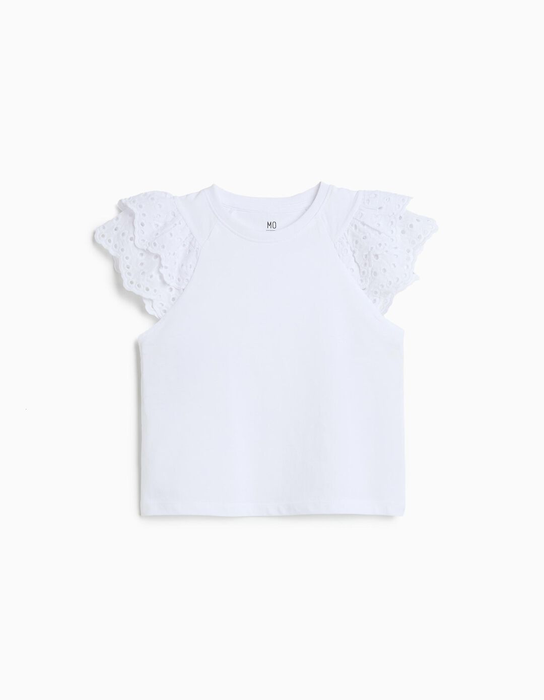 T-shirt, Menina, Branco