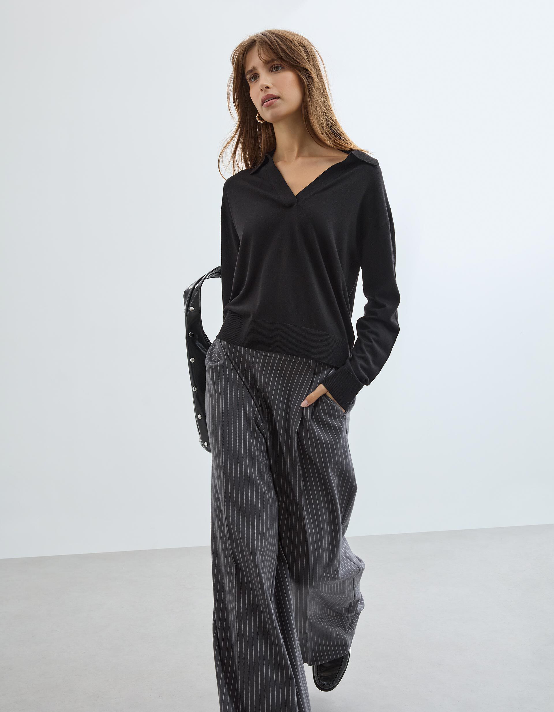 Comprar Online Polo com Caxemira, Mulher, Preto