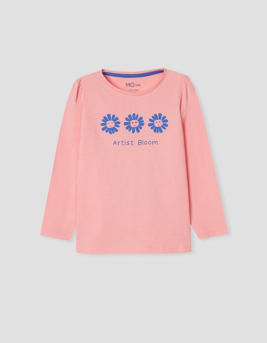 Long sleeve T-shirt, Girls, Pink