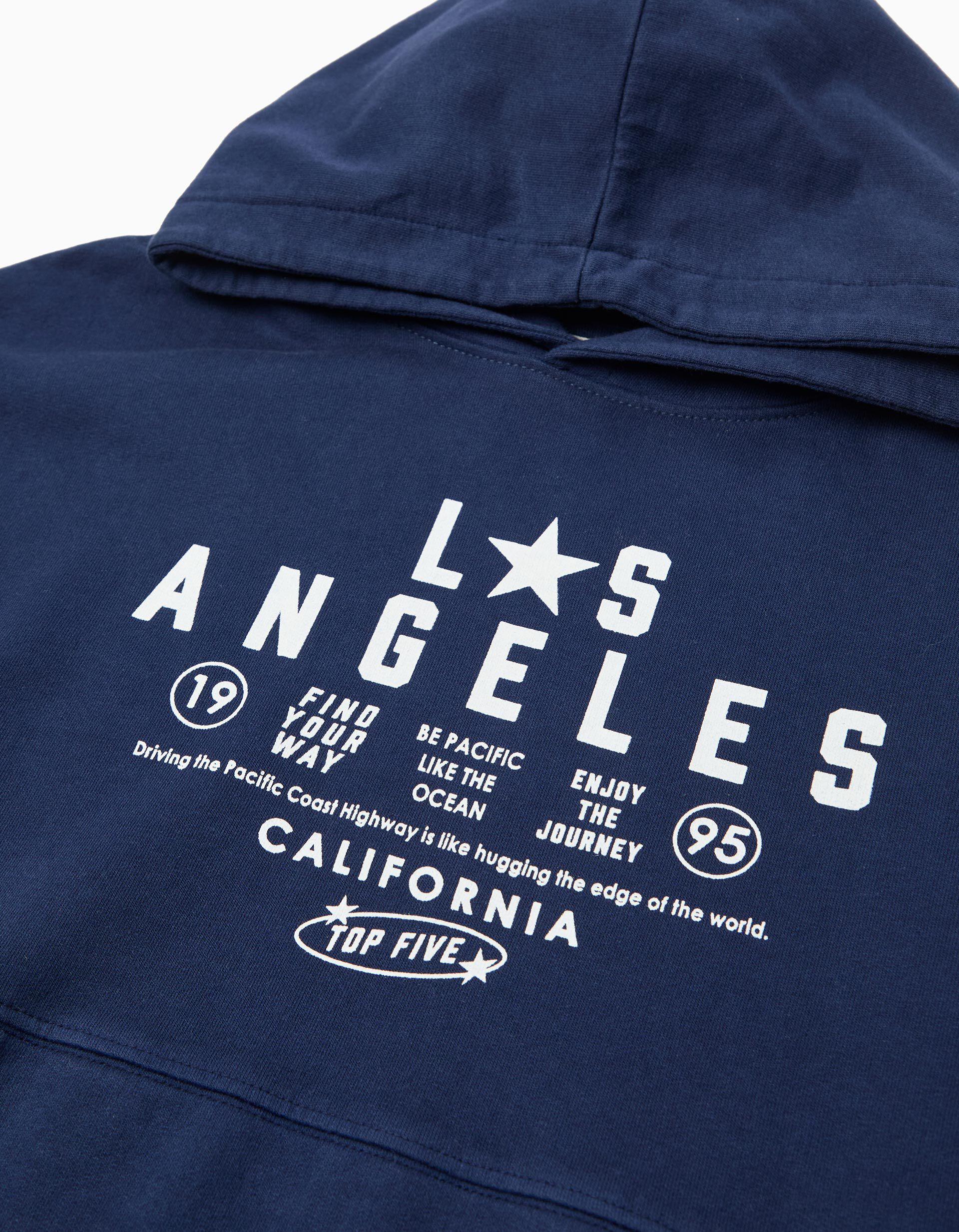 Comprar Online Sweatshirt com Capuz, Menino, Azul Escuro