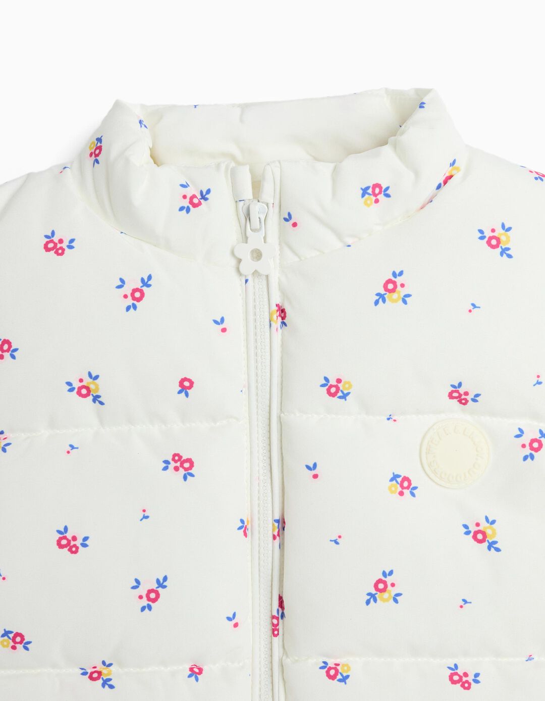 Colete Acolchoado, Menina, Branco