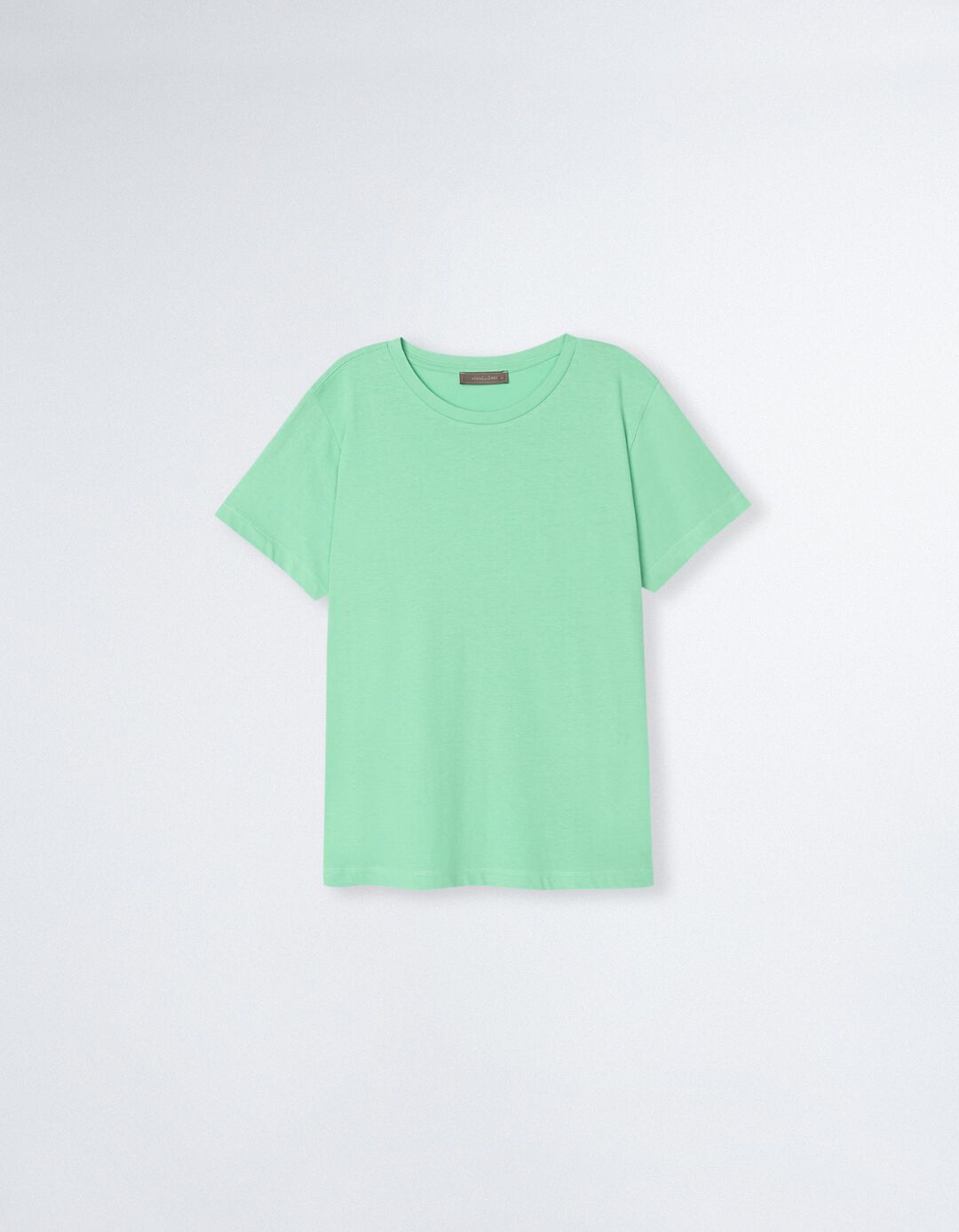 Round Neck T-shirt, Women, Light Green