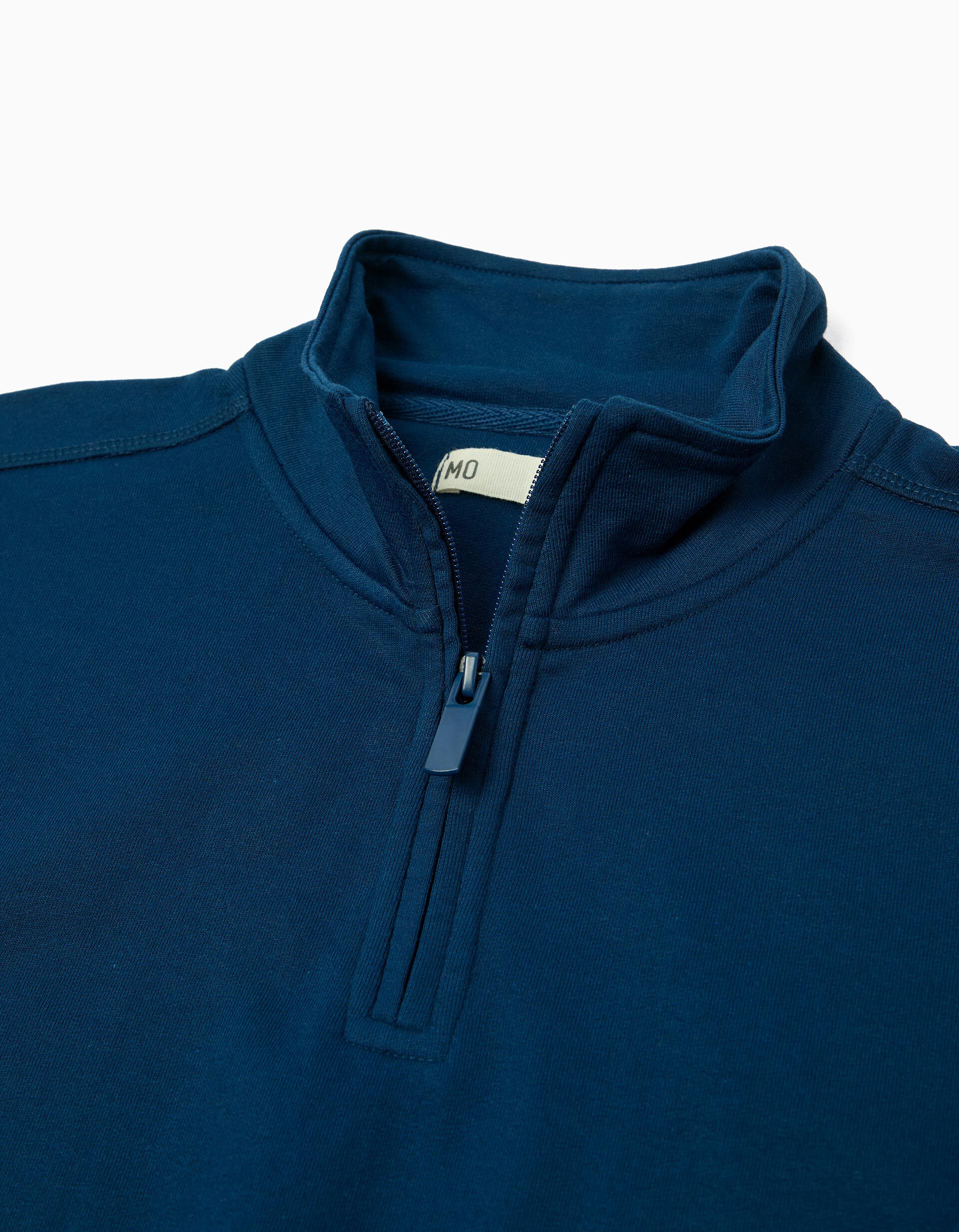Comprar Online Sweatshirt com Fecho, Menino, Azul Escuro