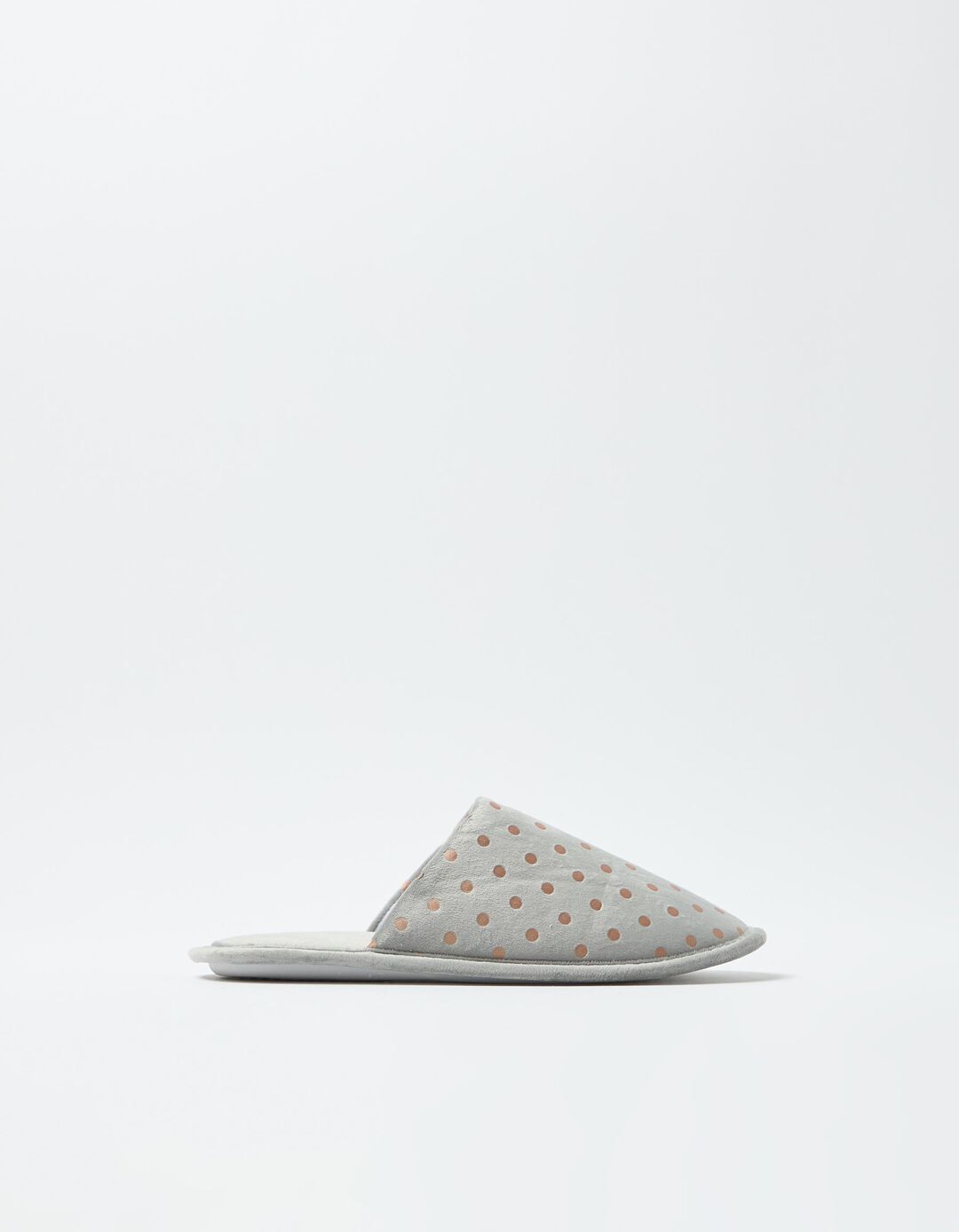 Chinelos de Quarto, Mulher, Cinzento