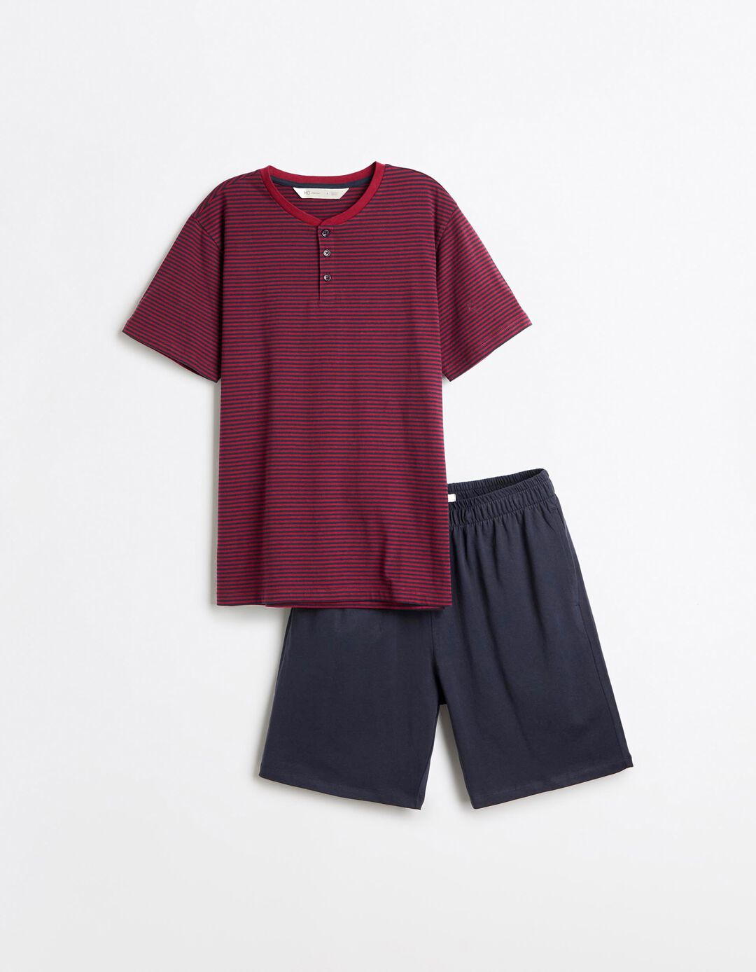 Pijama Jersey, Homem, Vermelho Escuro