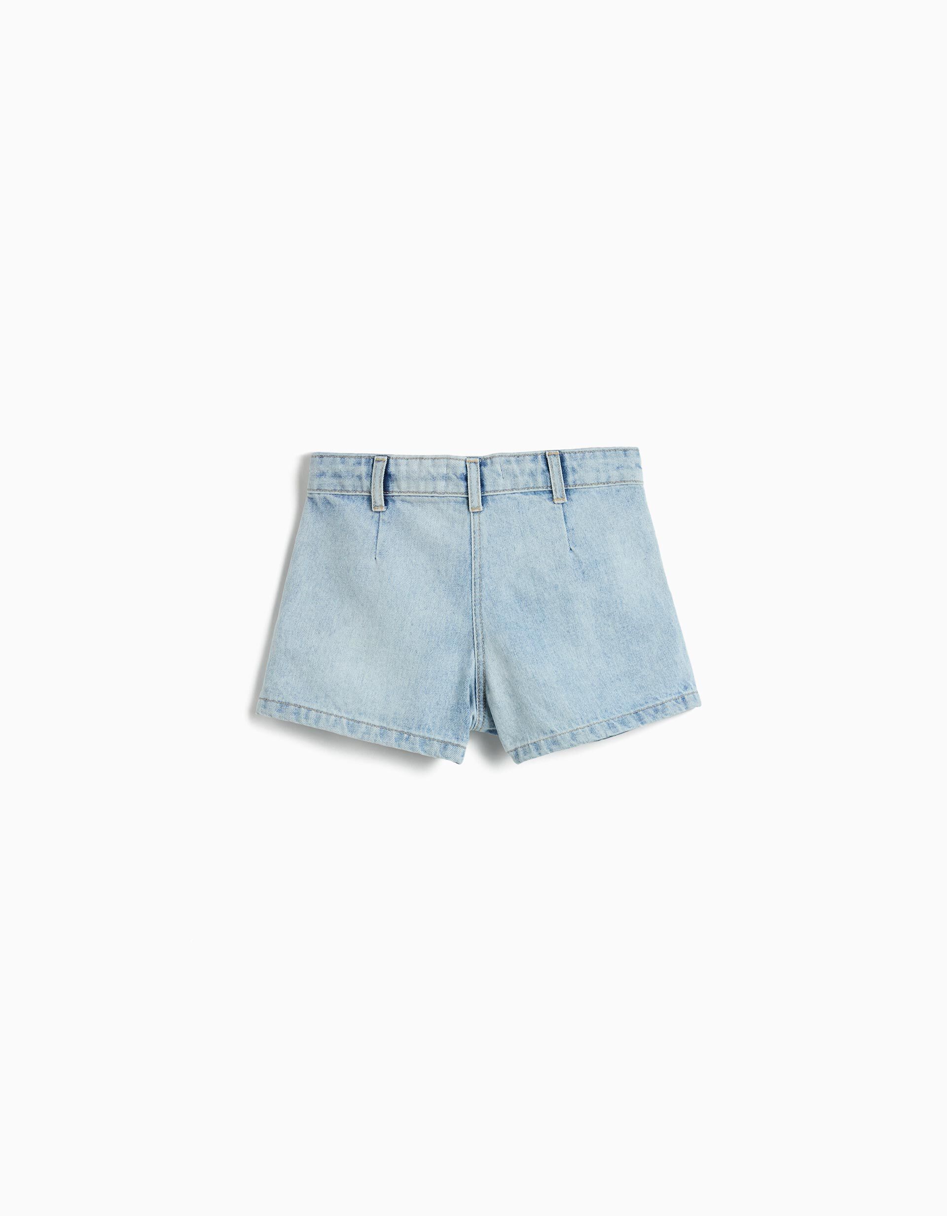 Comprar Online Saia-cal&ccedil;&atilde;o de Ganga, Menina, Azul Claro