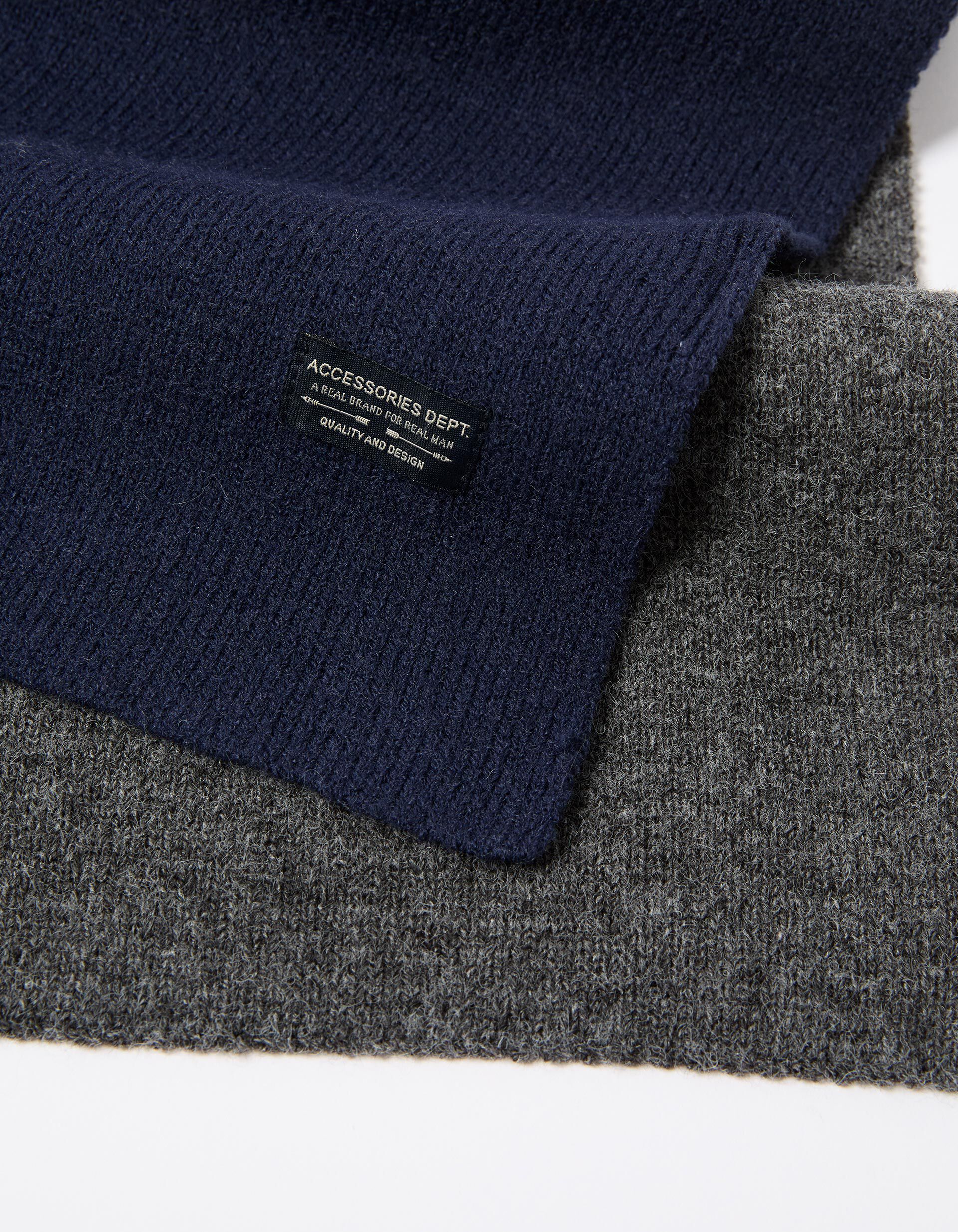 Comprar Online Cachecol em Malha, Homem, Azul Escuro