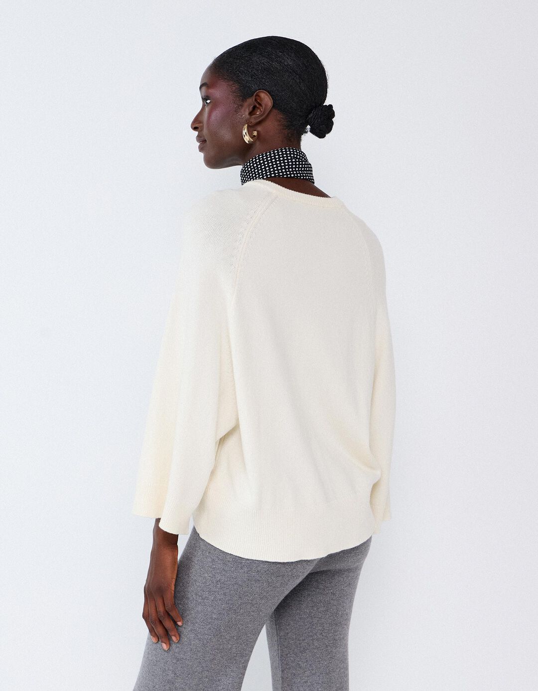 Camisola De Malha, Mulher, Bege Claro 