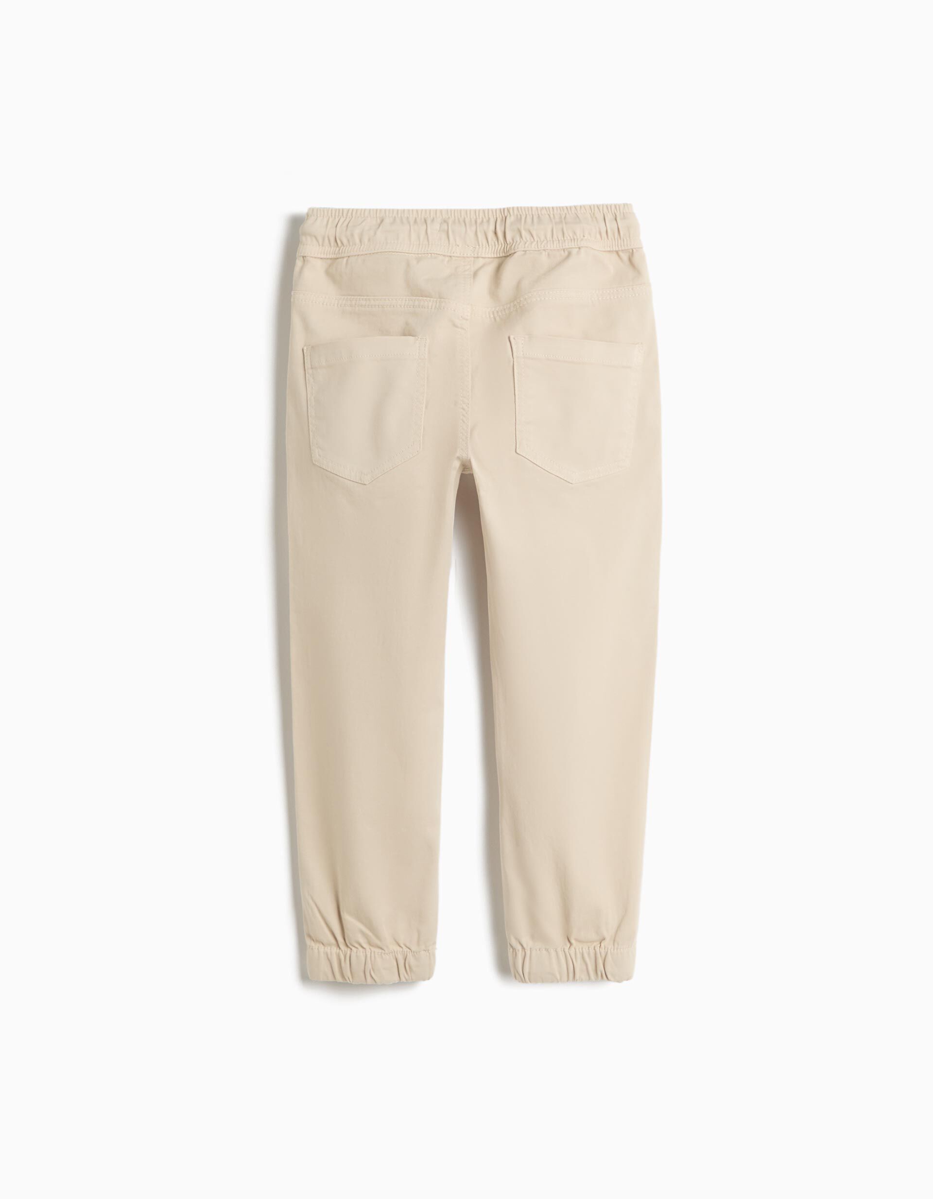 Comprar Online Cal&ccedil;as Jogger, Menino, Bege Claro