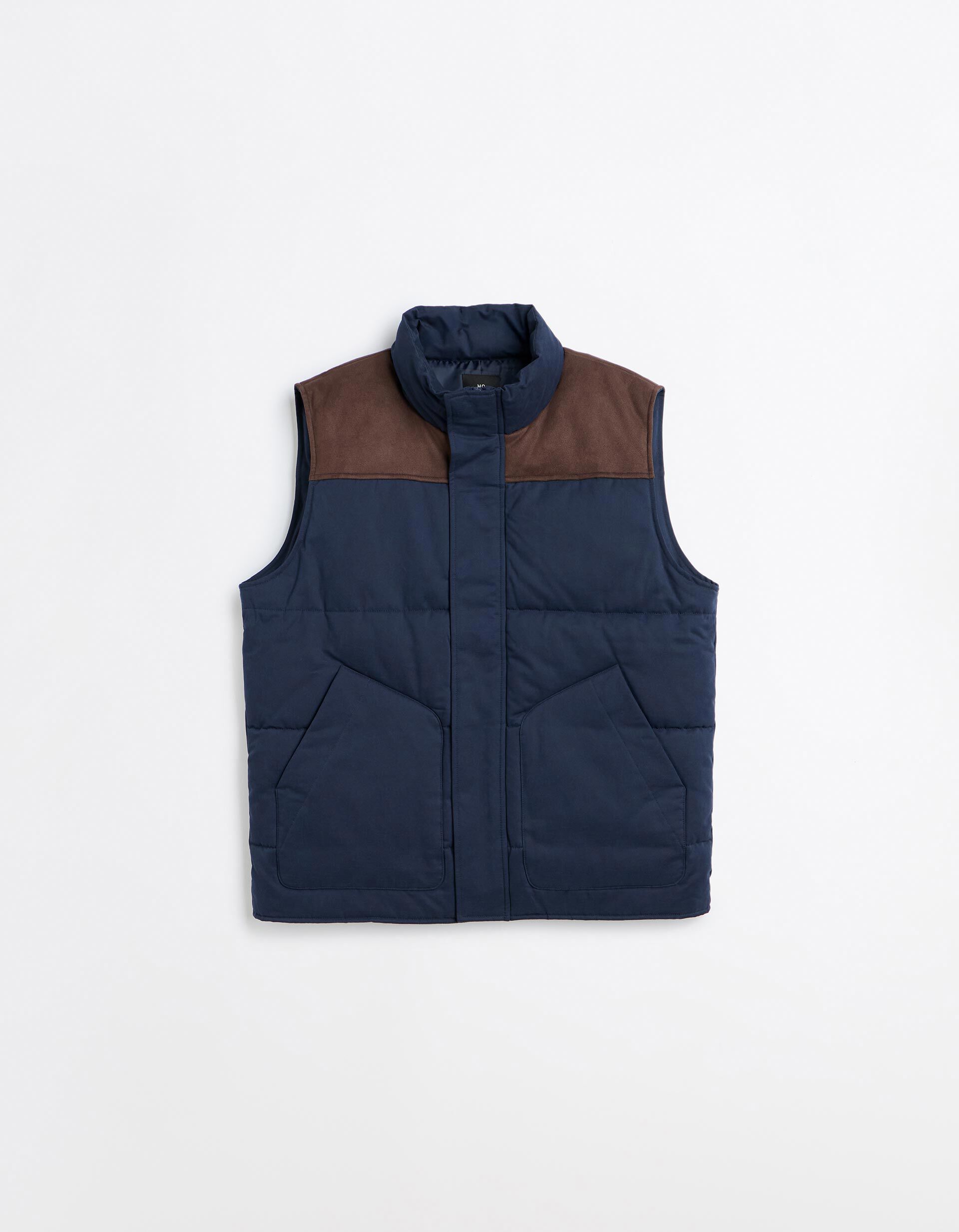 Comprar Online Colete Acolchoado, Homem, Azul Escuro
