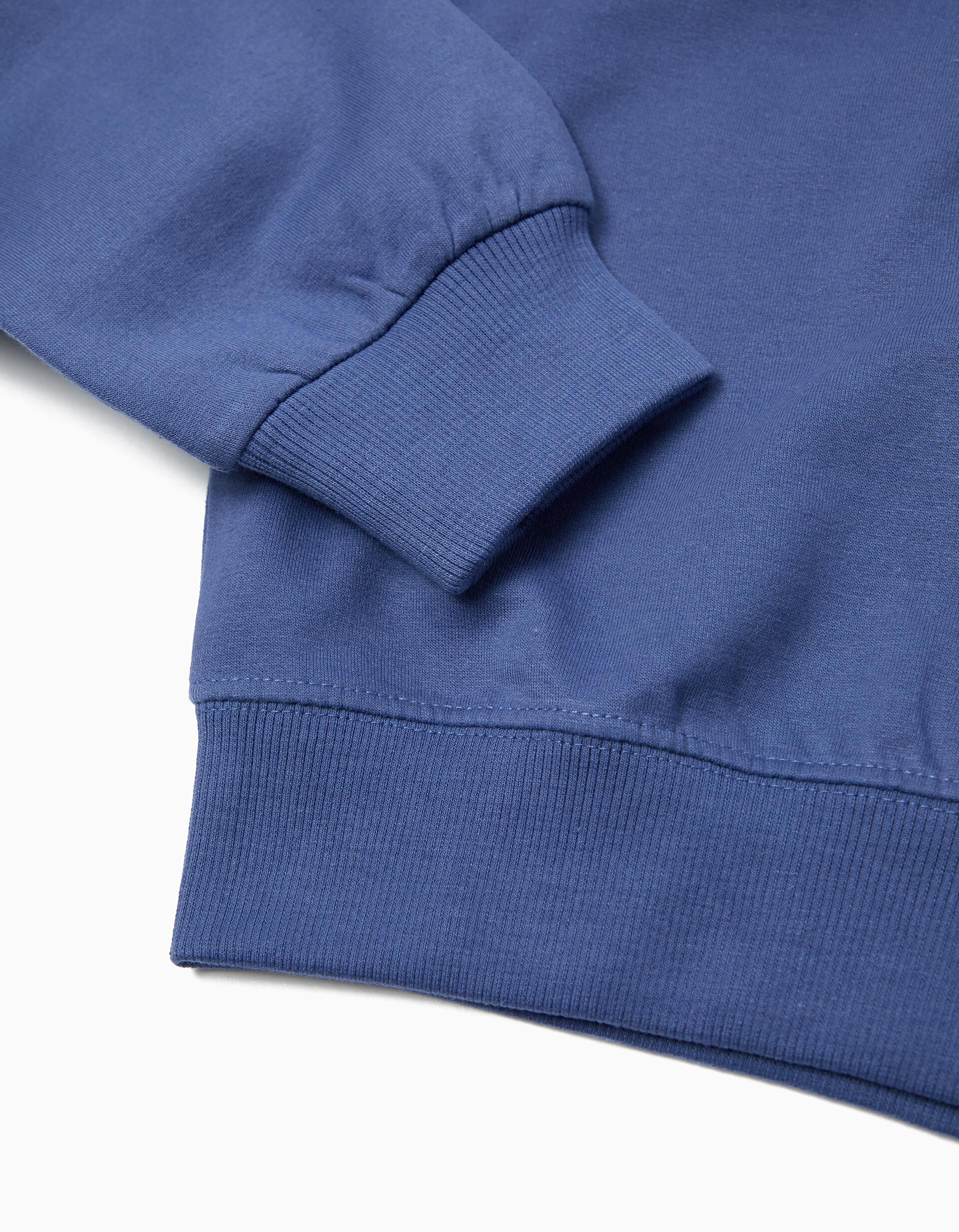 Comprar Online Sweatshirt de Felpa Capuz, Menina, Azul