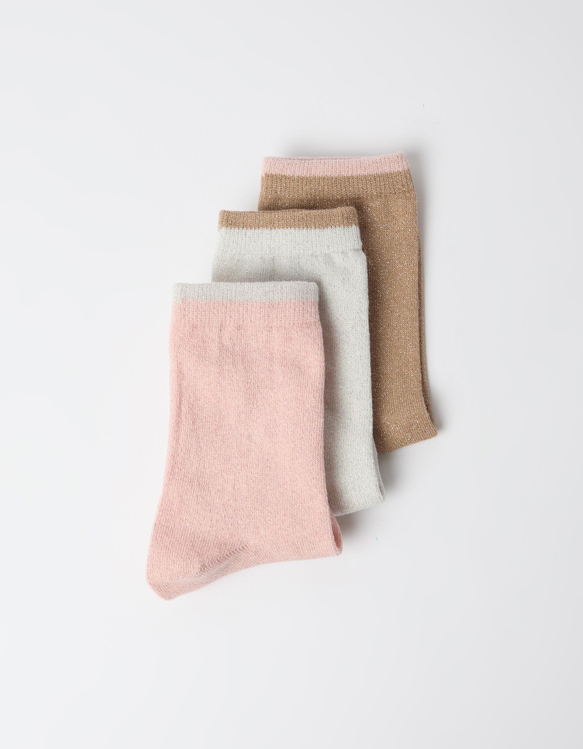 Comprar Online Pack 3 Pares De Meias, Mulher, Rosa