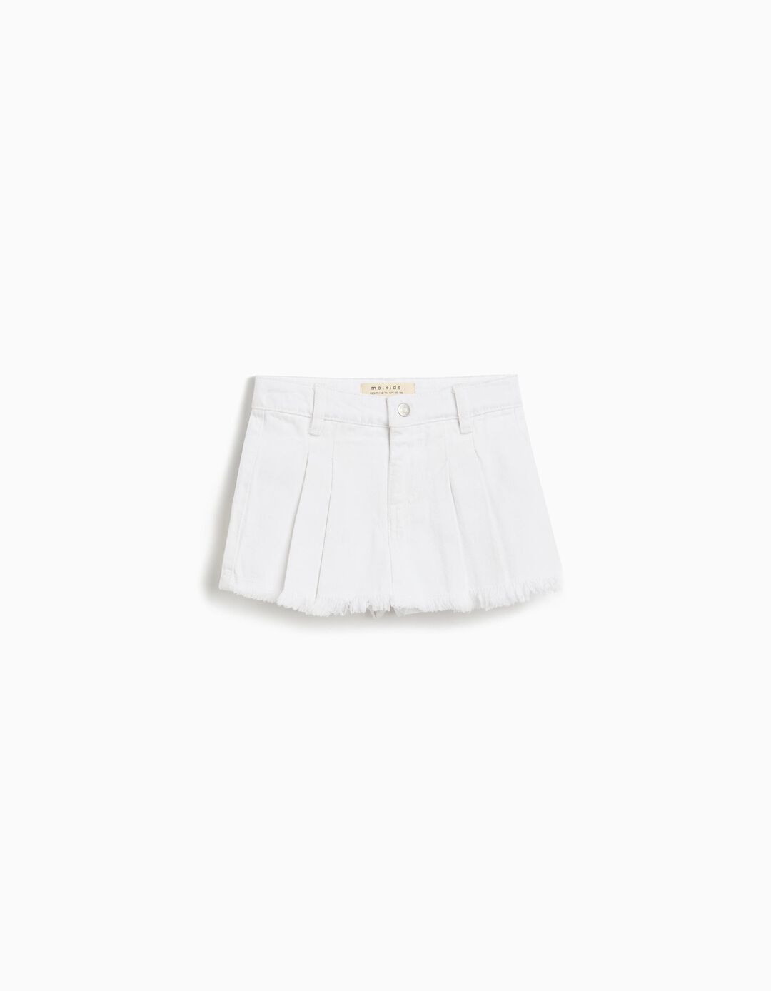 Saia-calção de Ganga, Menina, Branco