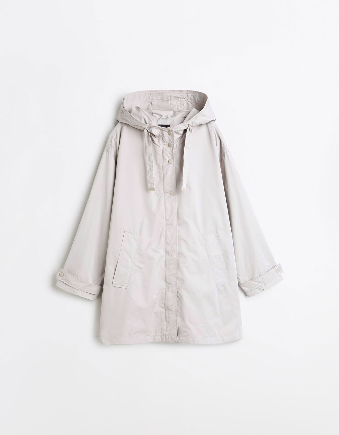 Parka Comprida, Mulher, Bege Claro