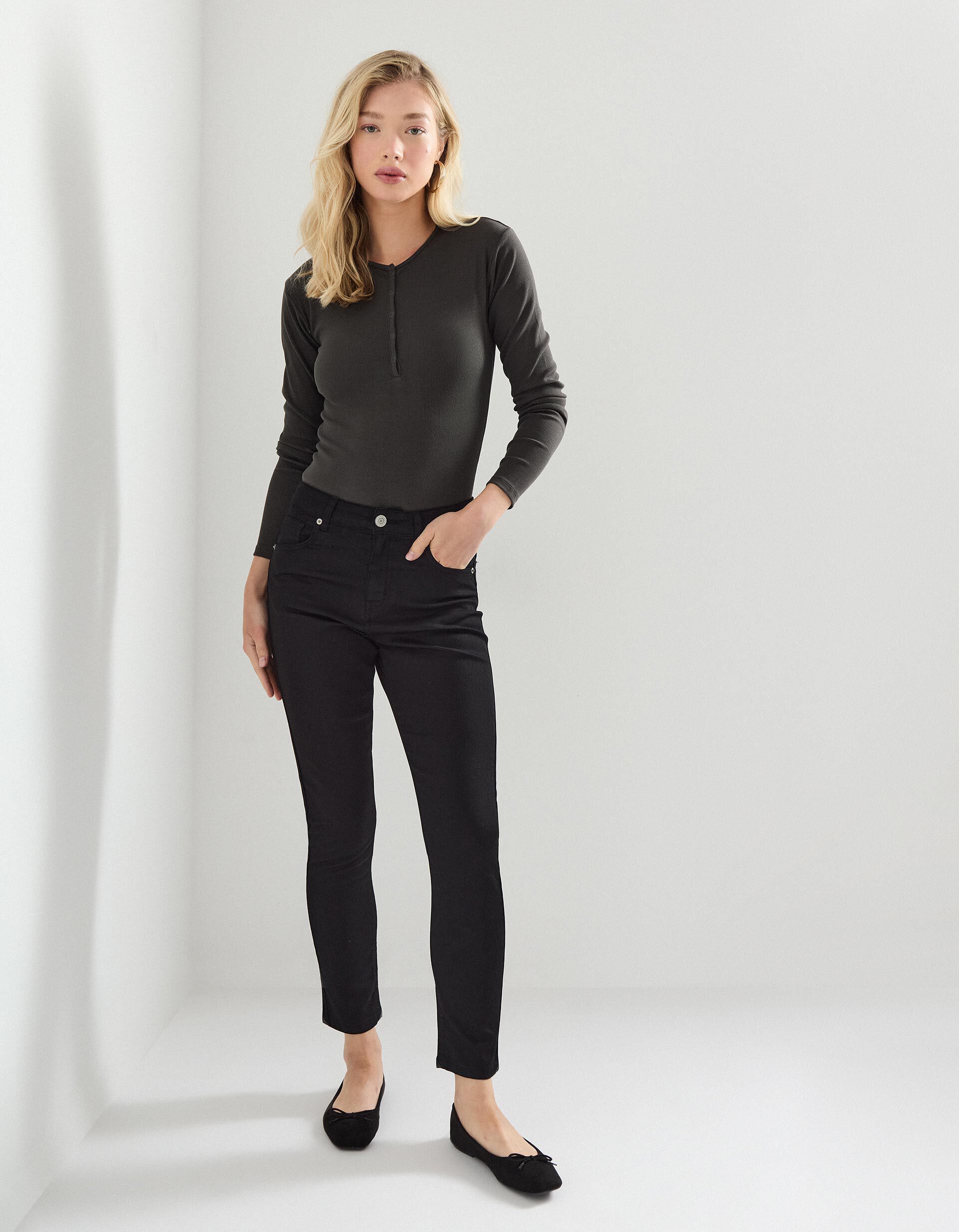 Comprar Online Cal&ccedil;as de Ganga 'Skinny', Mulher, Preto