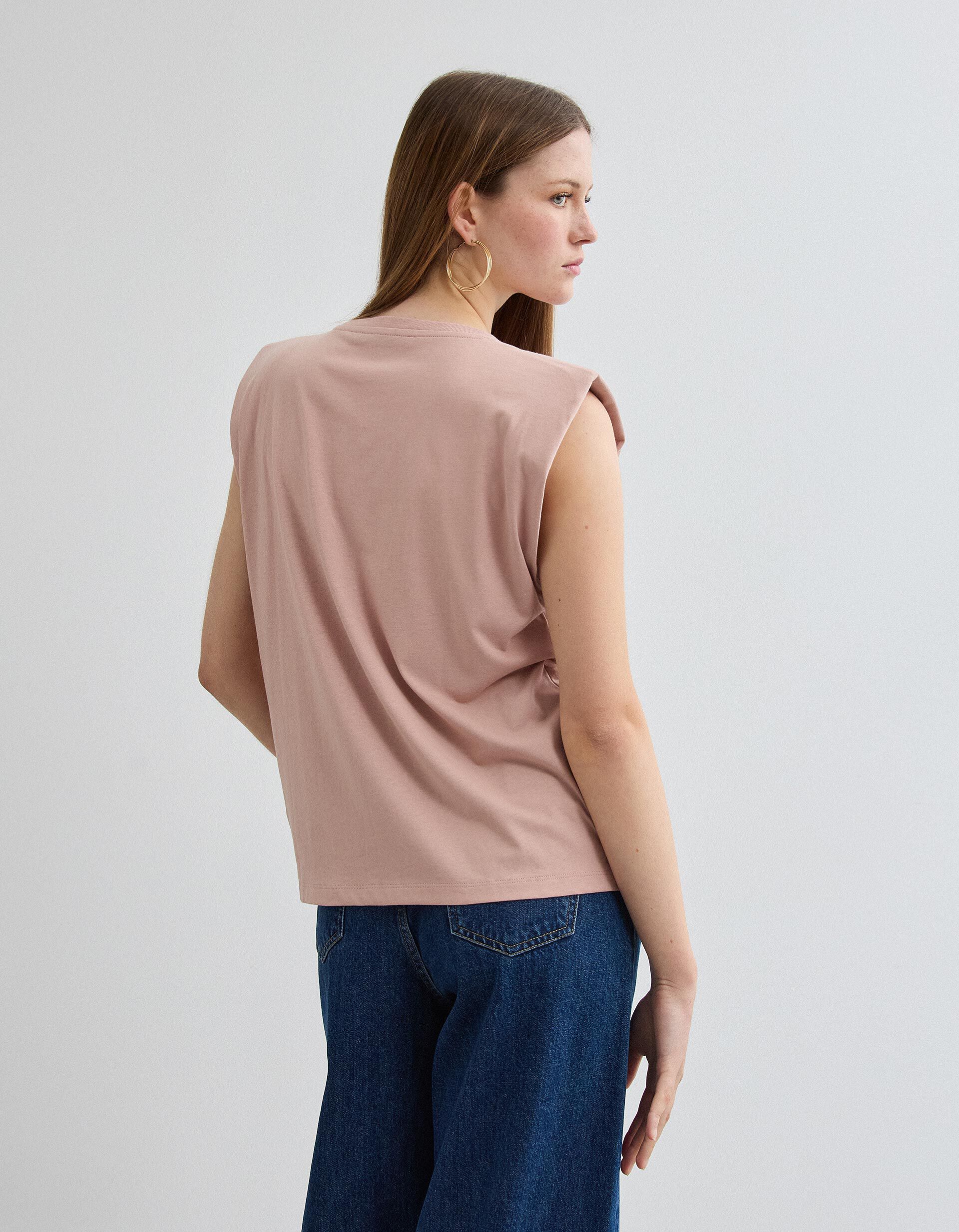 Comprar Online T-shirt Ombreiras, Mulher, Rosa Claro