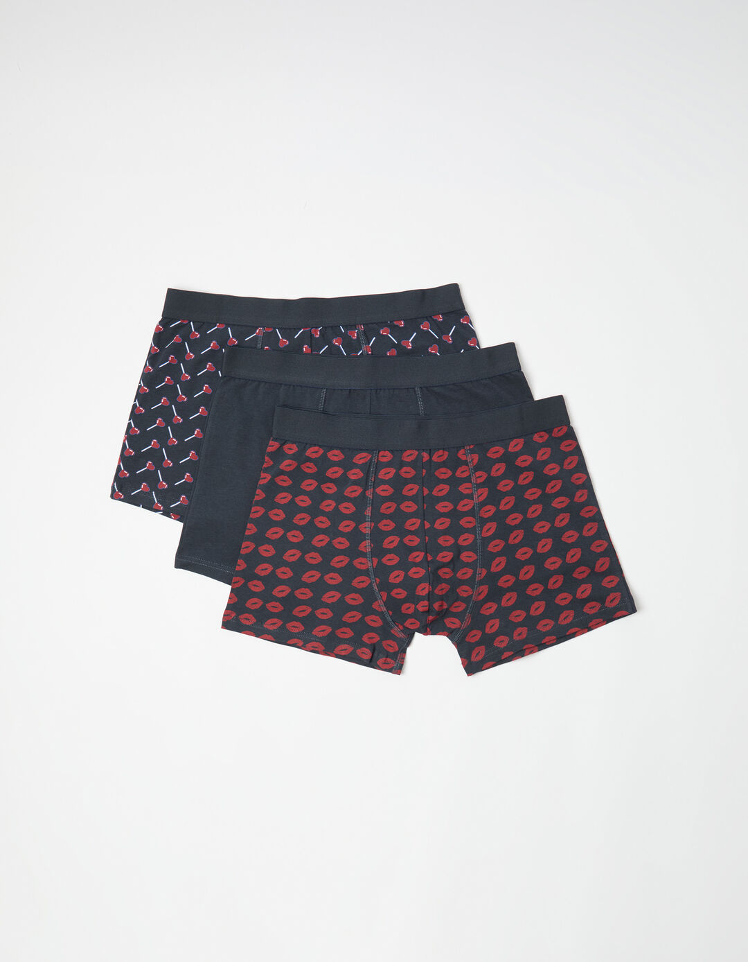 Pack 3 Boxers, Homem, Azul Escuro