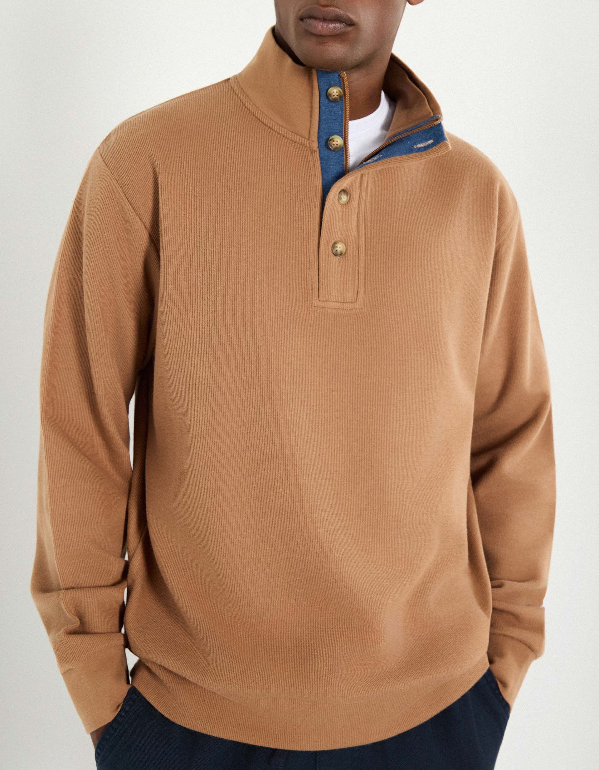 Comprar Online Sweatshirt Gola Subida, Homem, Castanho Claro