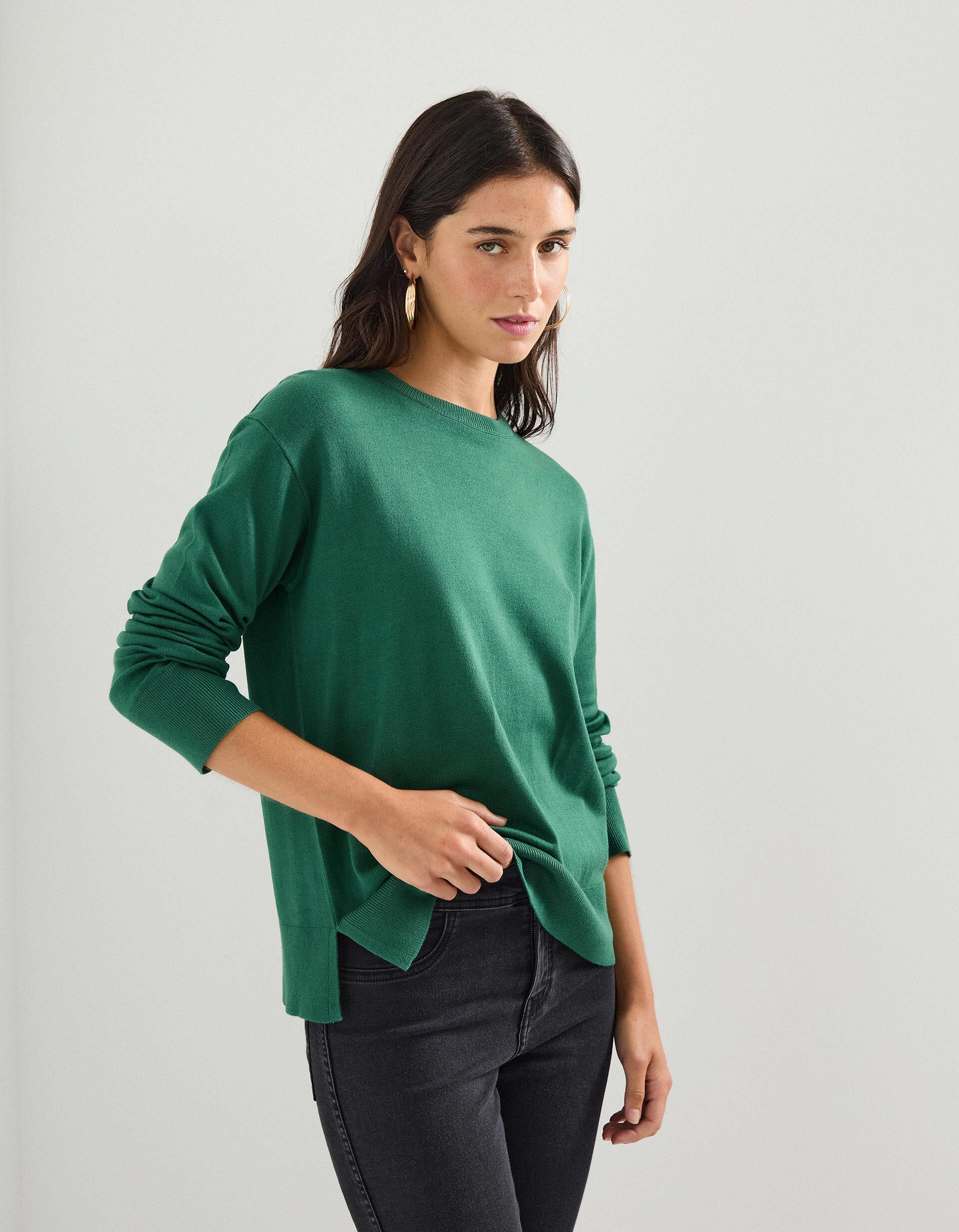 Comprar Online Camisola de Malha, Mulher, Verde