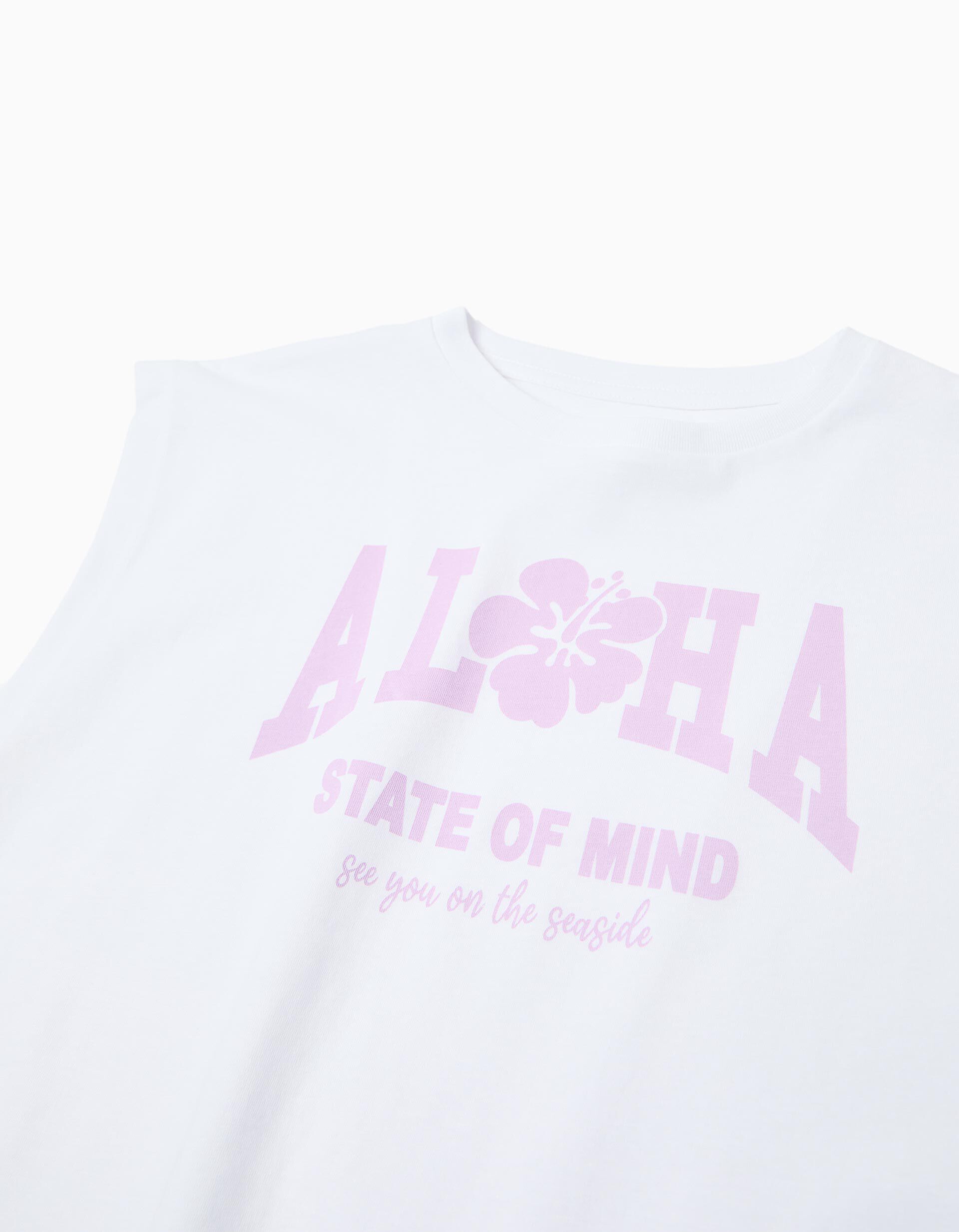 Comprar Online T-shirt Estampada, Menina, Branco