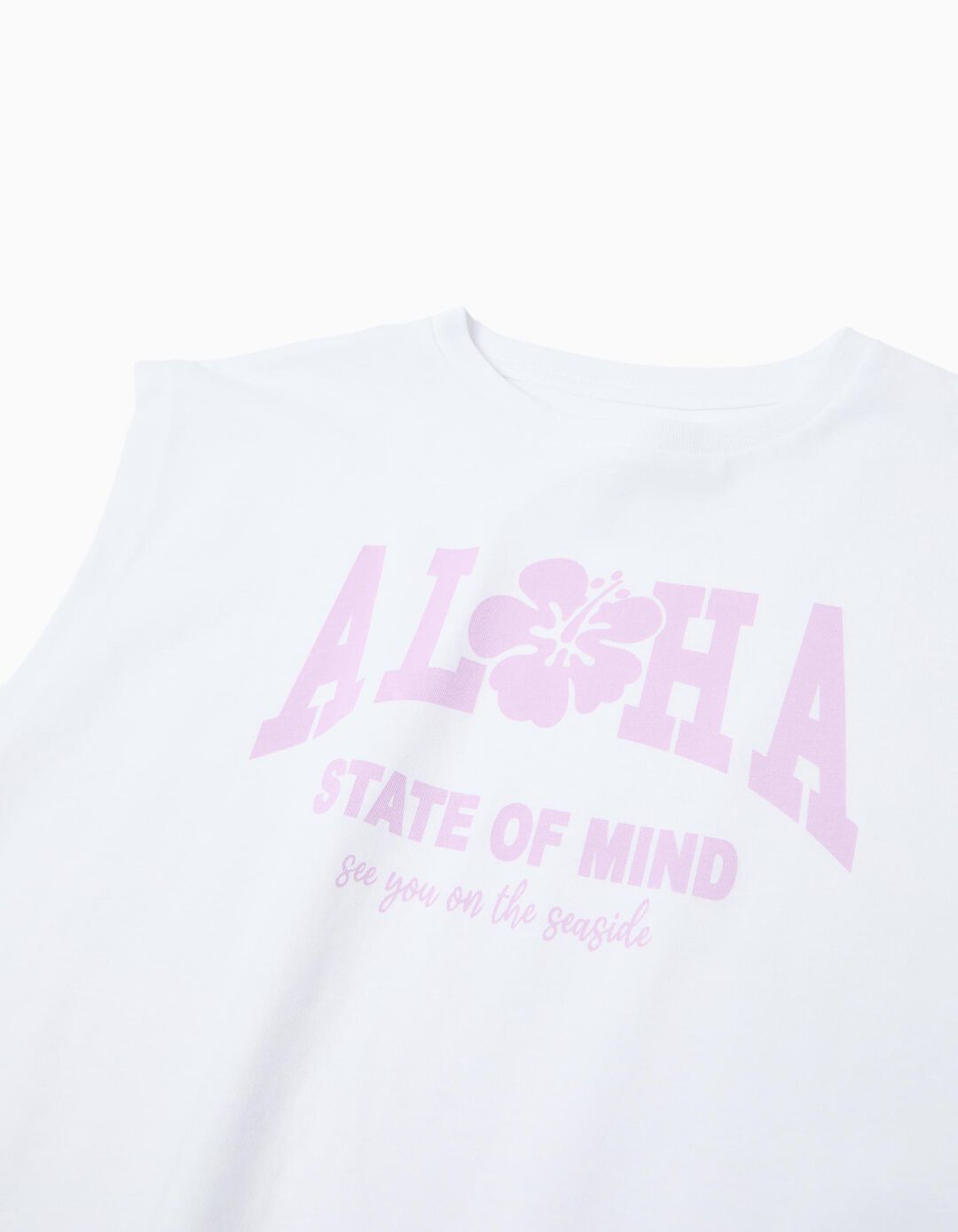 T-shirt Estampada, Menina, Branco