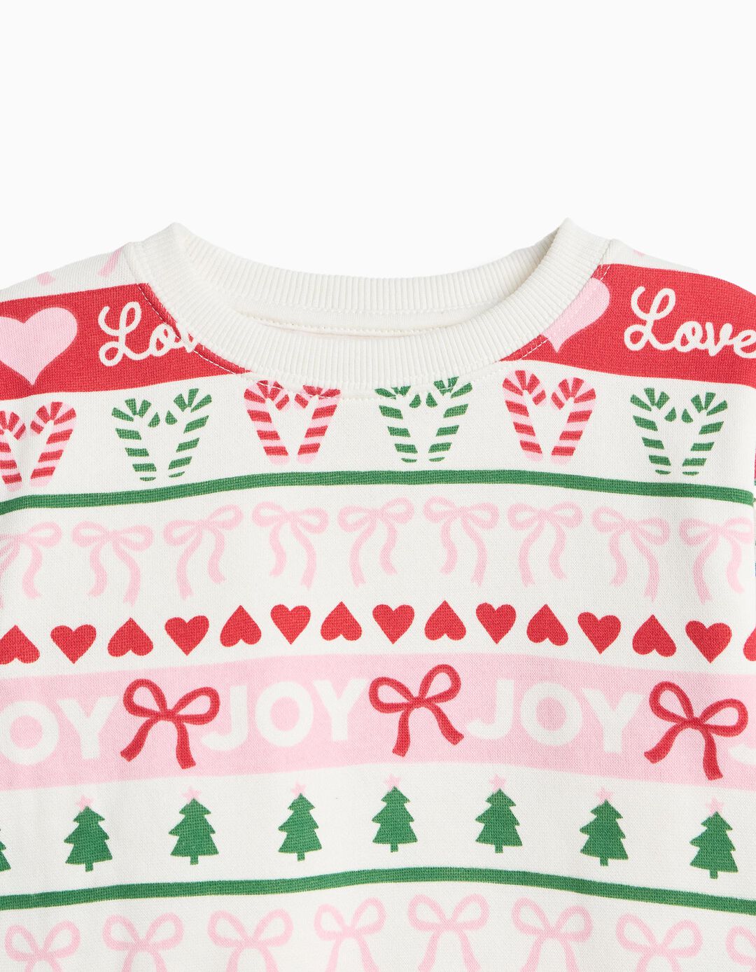 Sweatshirt De Natal, Menina, Branco