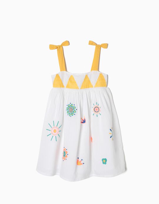 Loose-Fitting Embroidered Dress