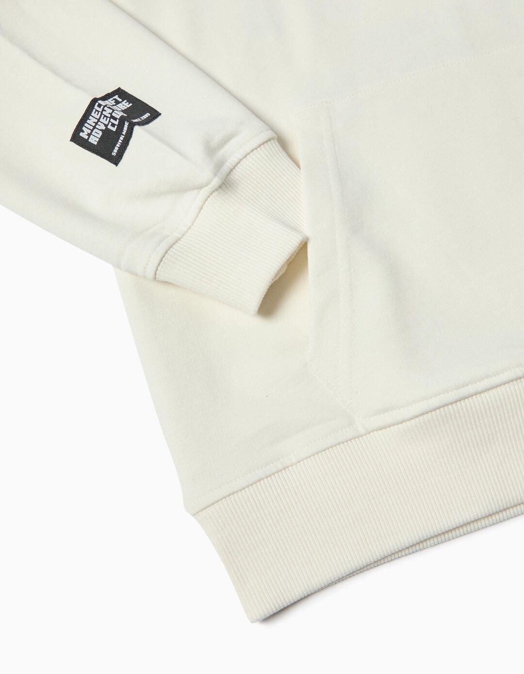 Sweatshirt com Capuz 'Minecraft', Menino, Branco
