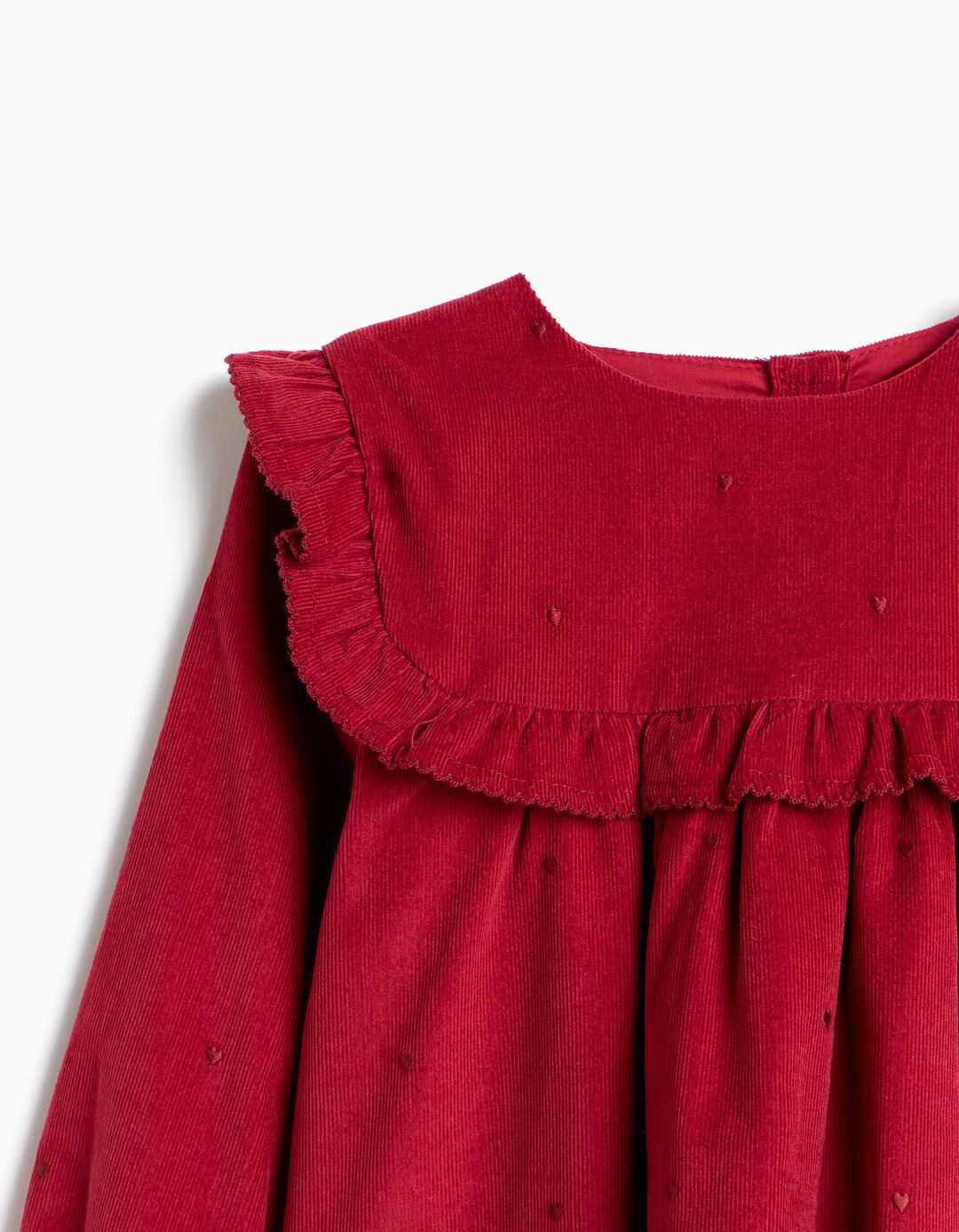 Vestido Bombazine, Menina, Vermelho