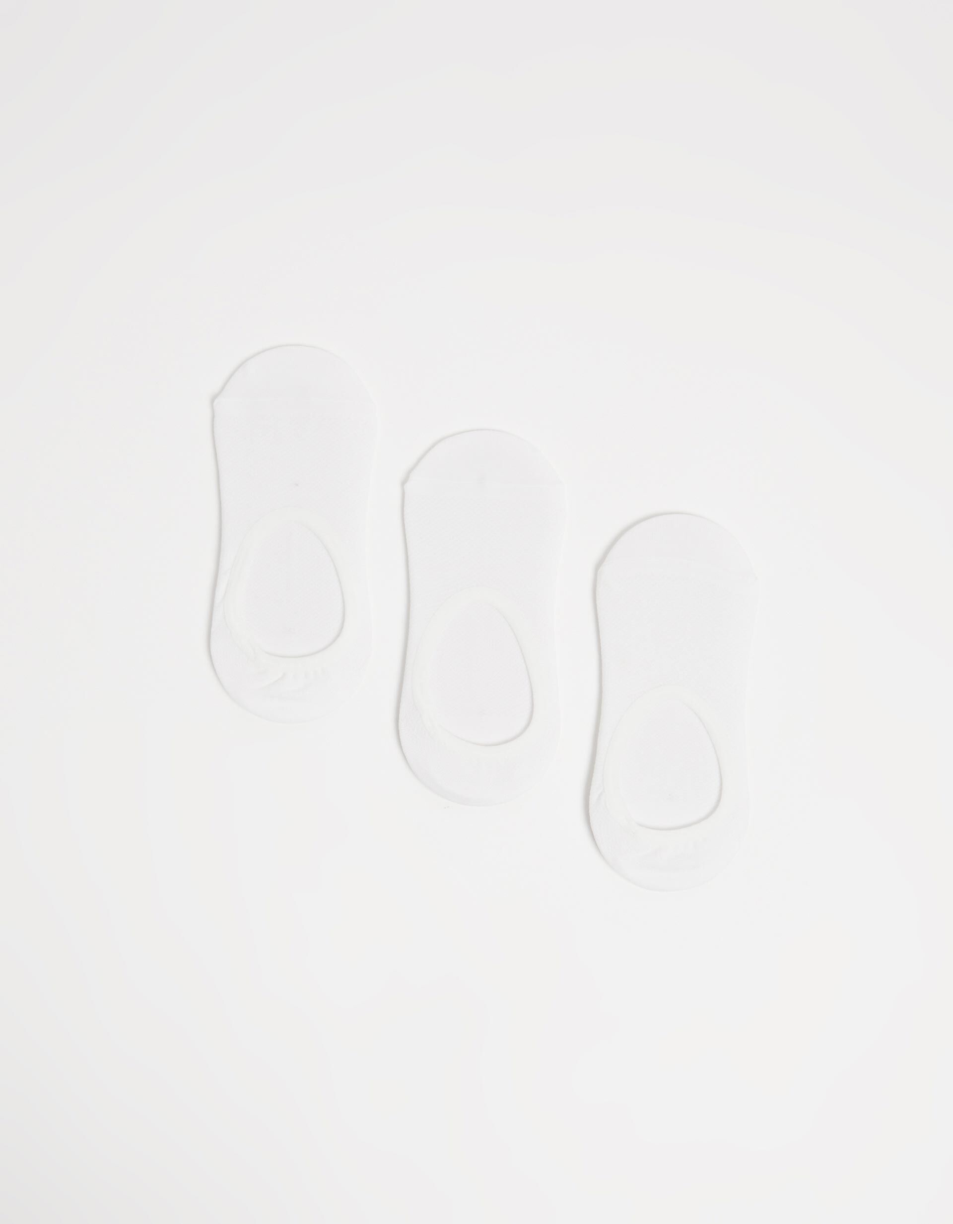 Comprar Online Pack 3 Pares de Meias Invis&iacute;veis, Mulher, Branco