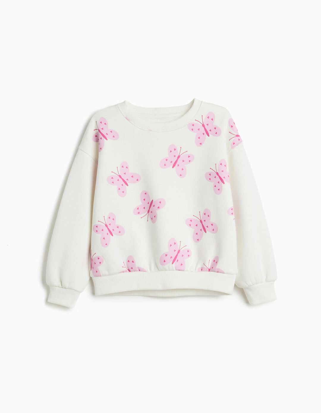 Sweatshirt, Menina, Branco