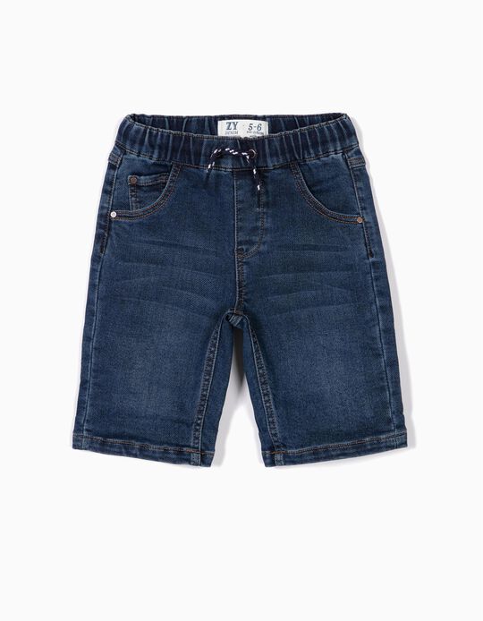 Cal&ccedil;&otilde;es Denim para Menino, Azul Escuro