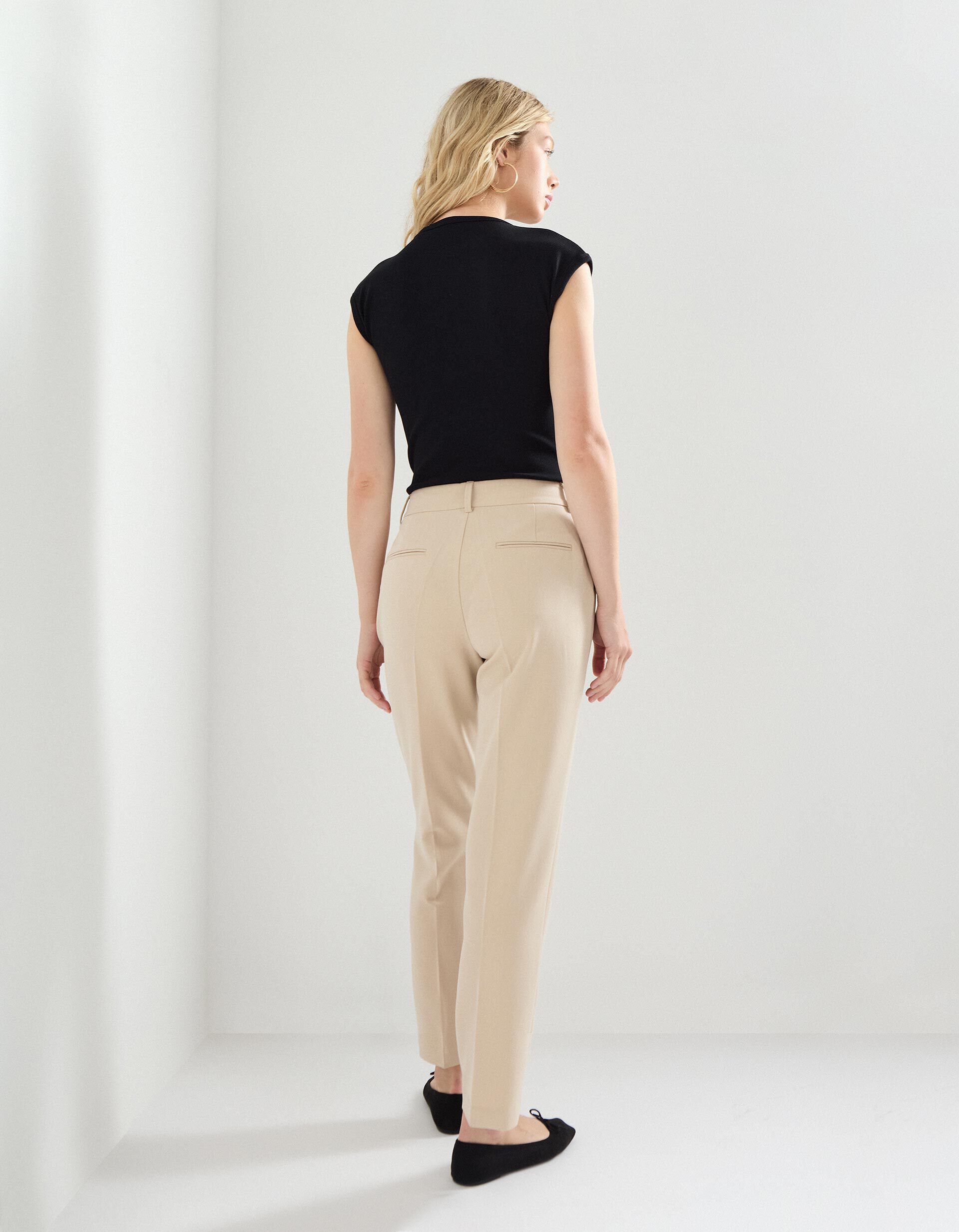 Comprar Online Cal&ccedil;as Tailored, Mulher, Bege