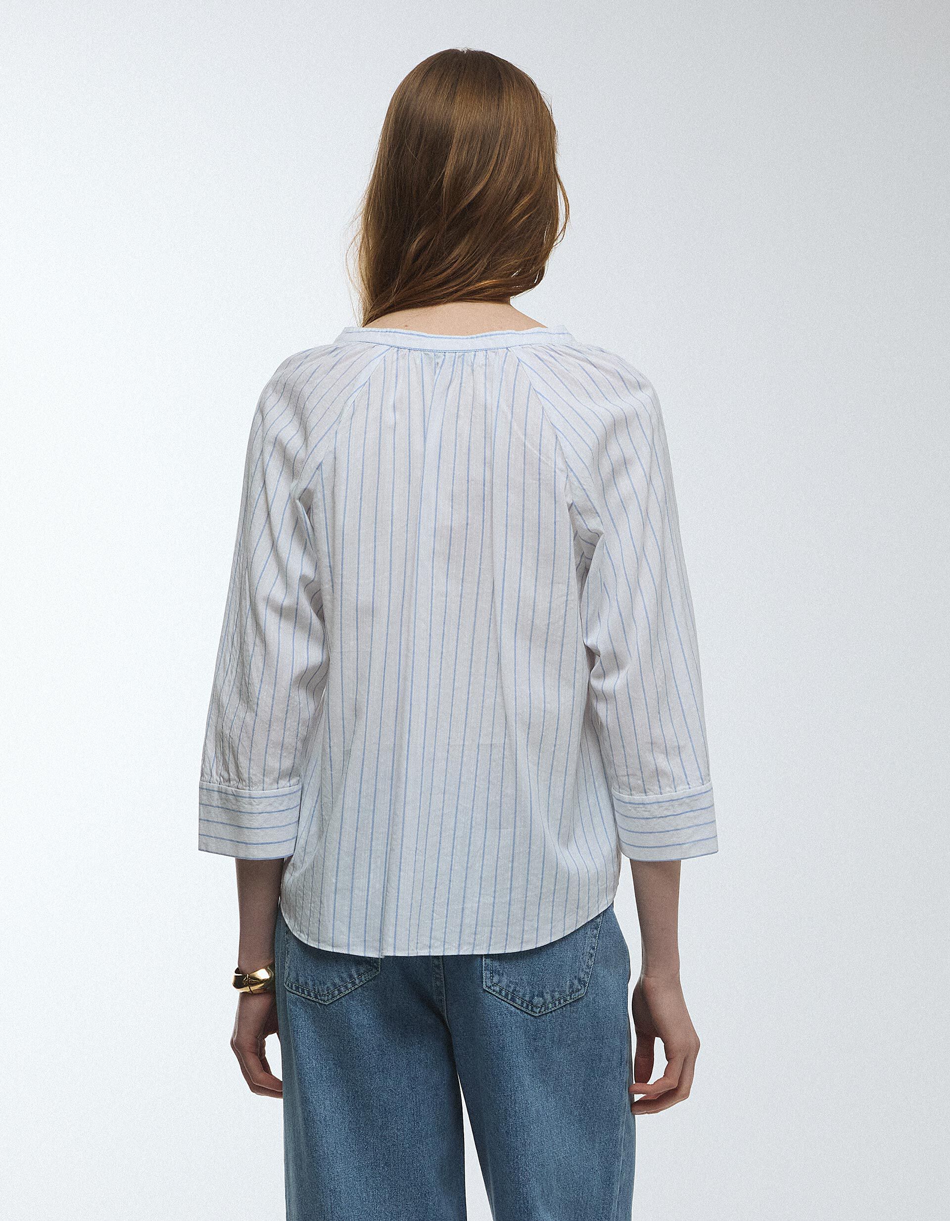 Comprar Online Blusa Riscas, Mulher, Branco