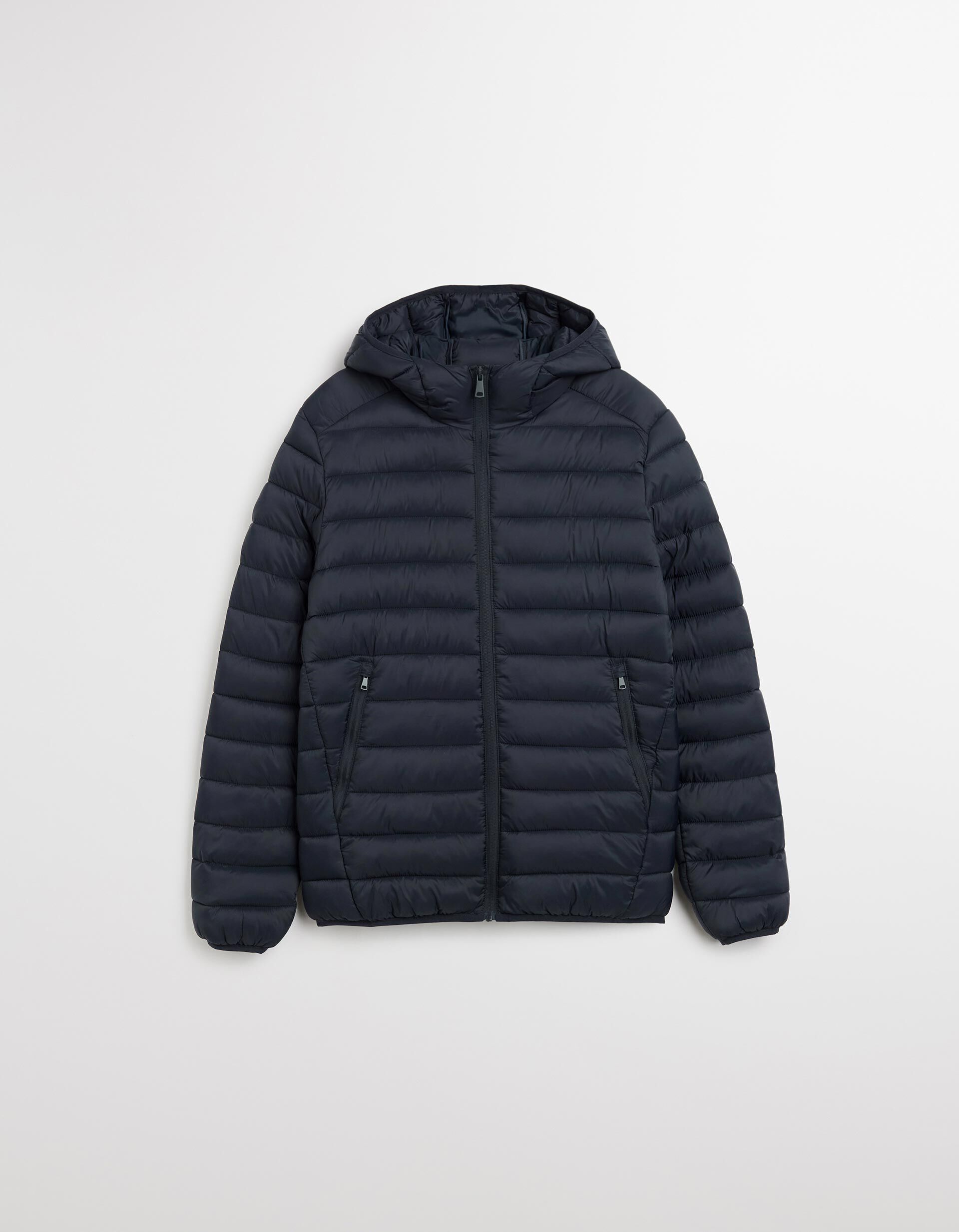 Comprar Online Casaco Acolchoado com Capuz, Homem, Azul Escuro