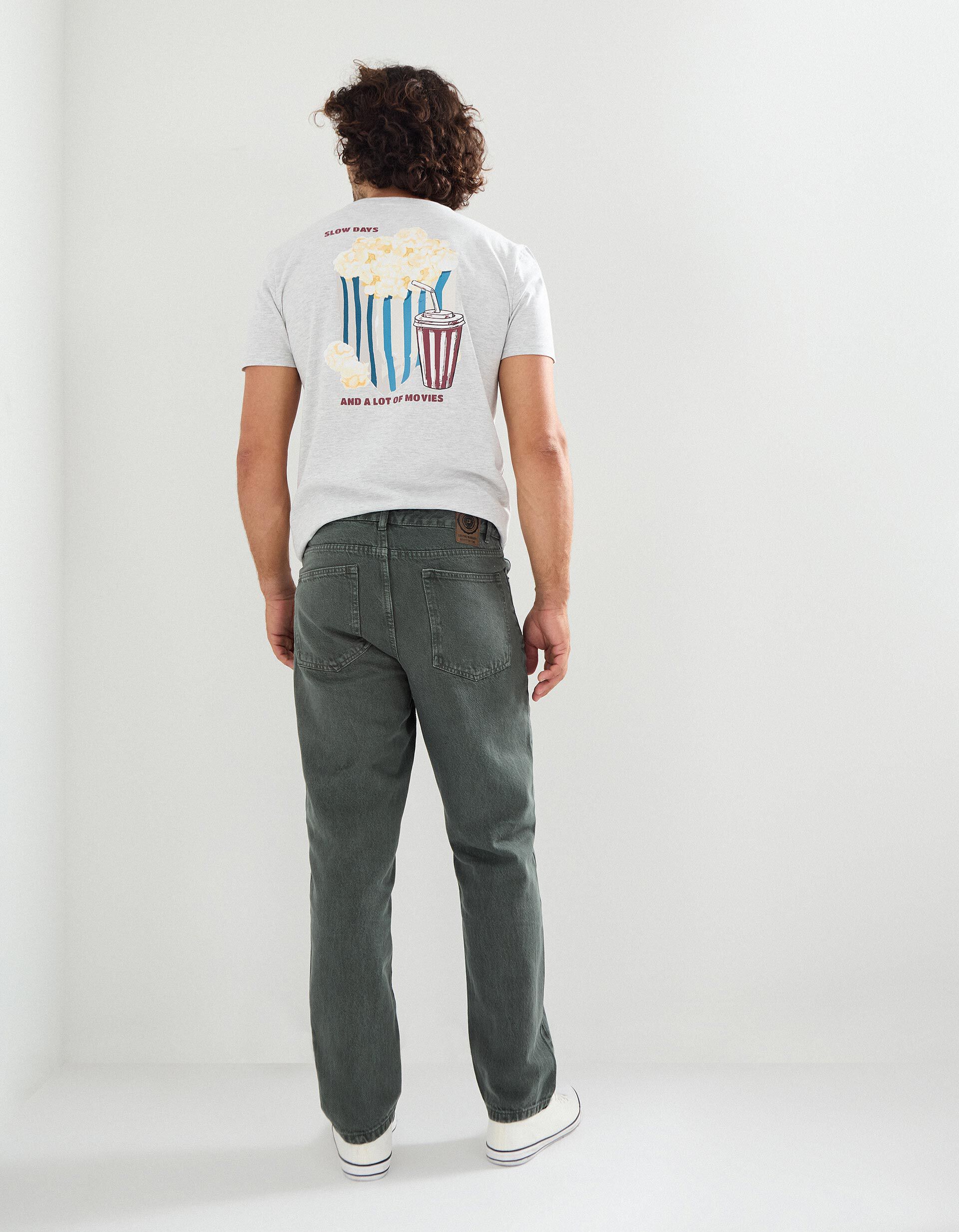 Comprar Online Cal&ccedil;as 'Relaxed Fit', Homem, Verde Escuro