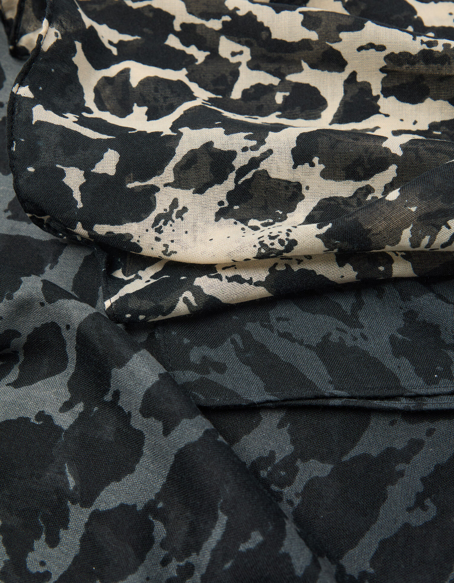 Comprar Online Cachecol Animal Print, Mulher, Preto