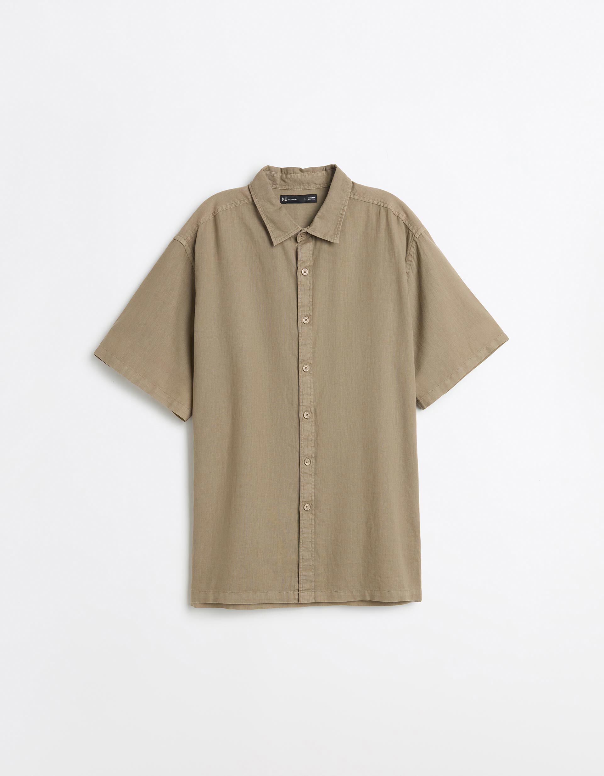 Comprar Online Camisa com Linho, Homem, Verde