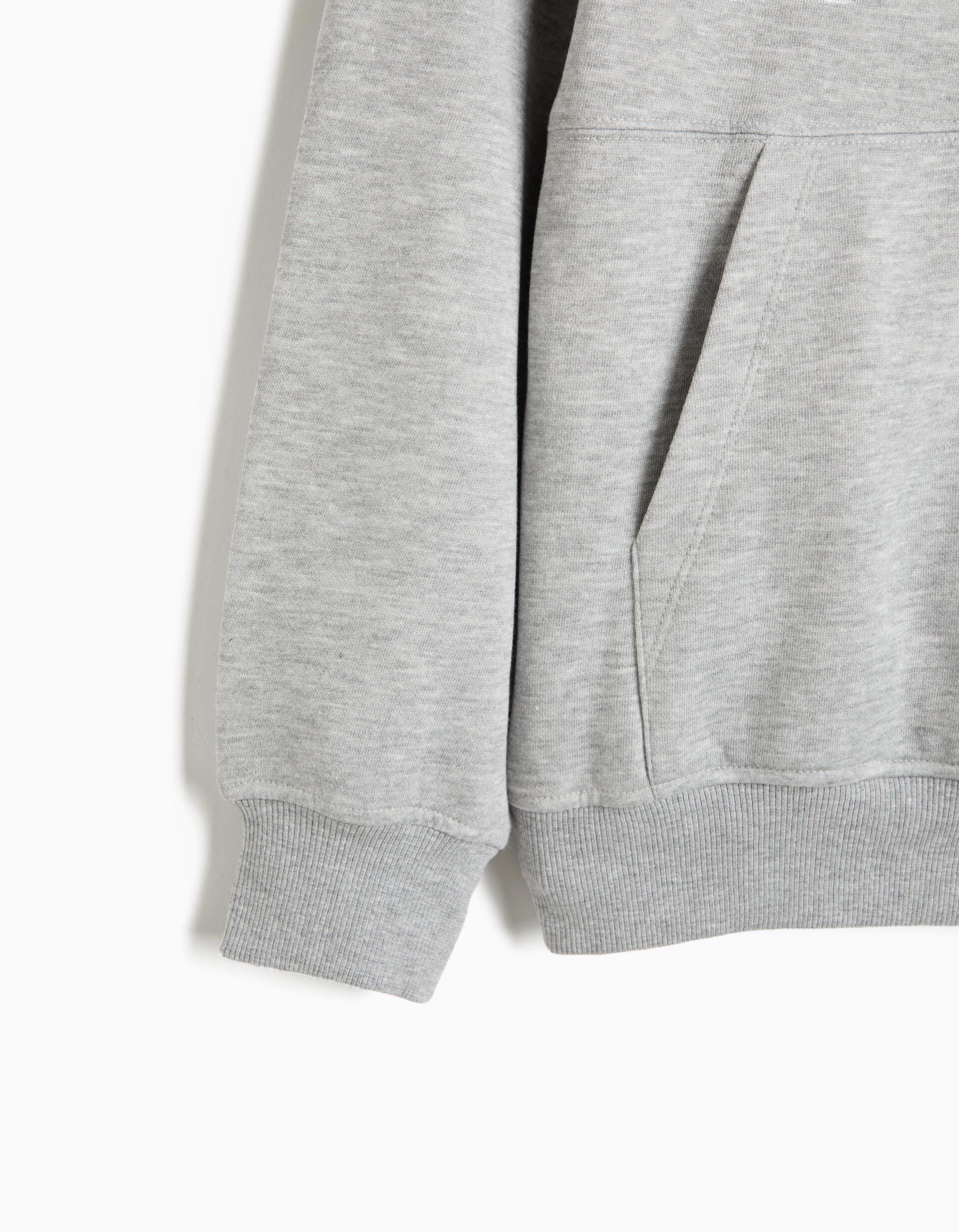 Comprar Online Sweatshirt De Felpa, Menino, Cinzento Claro