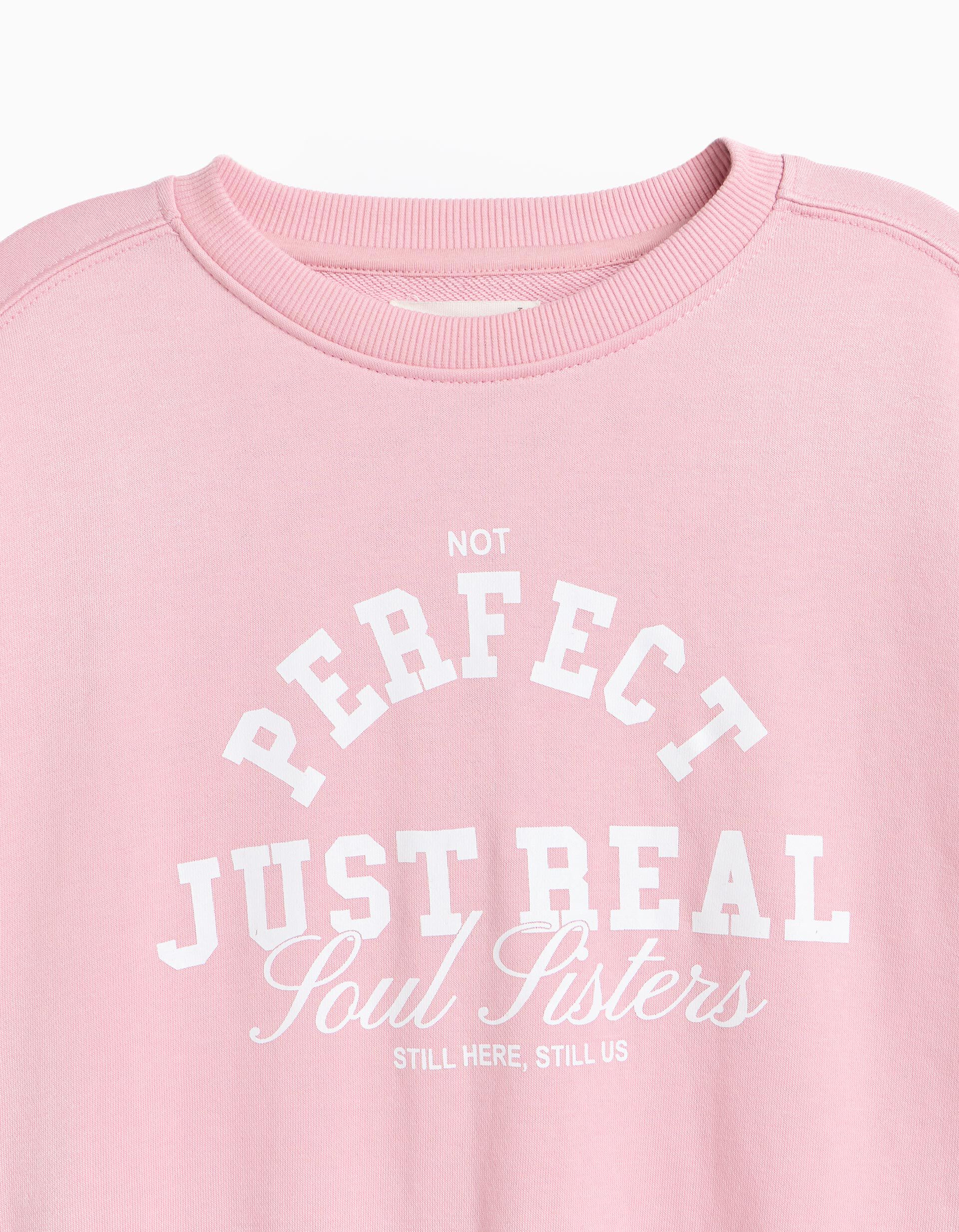 Comprar Online Sweatshirt Estampada, Menina, Rosa