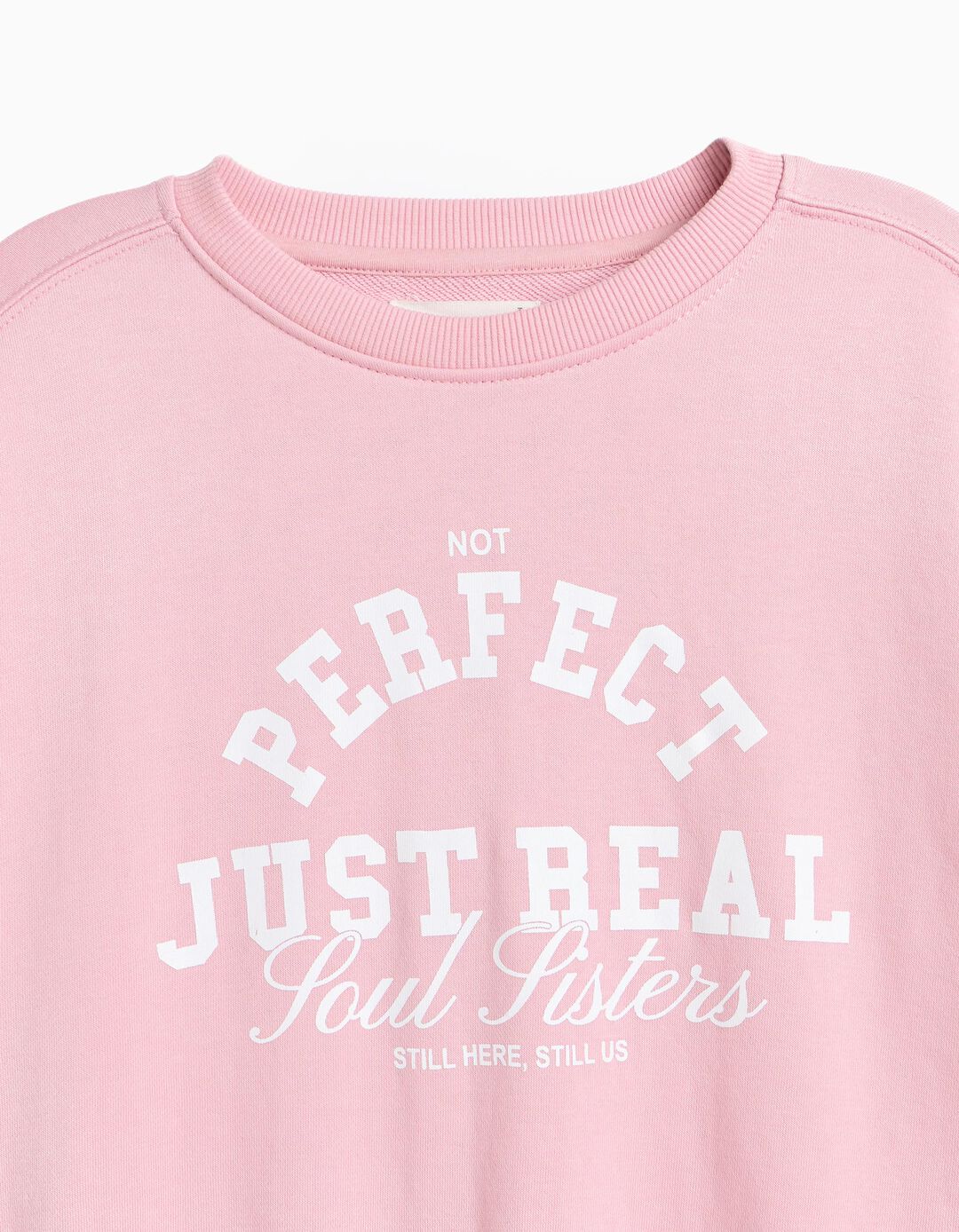 Sweatshirt Estampada, Menina, Rosa
