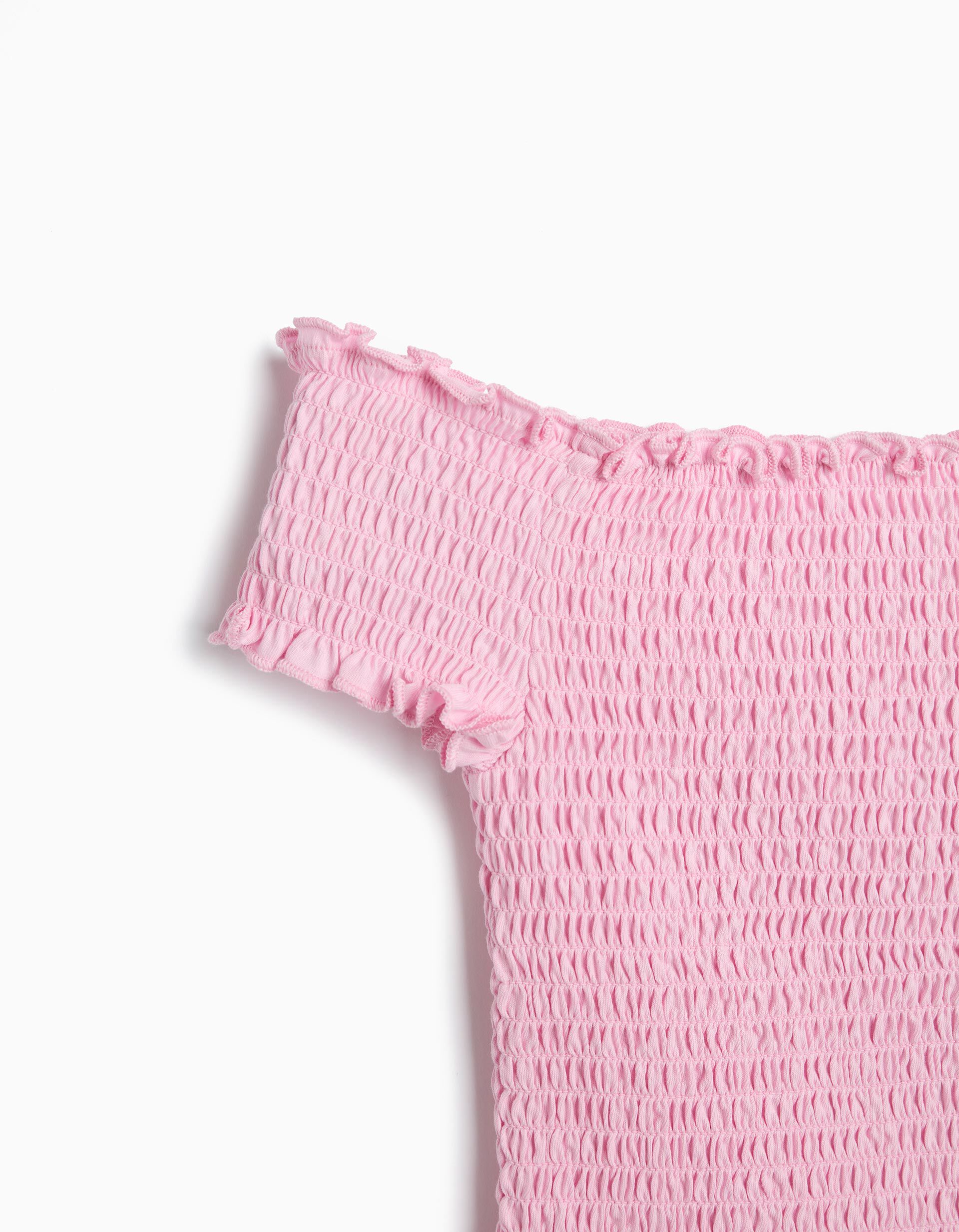 Comprar Online Top Smock, Menina, Rosa Claro