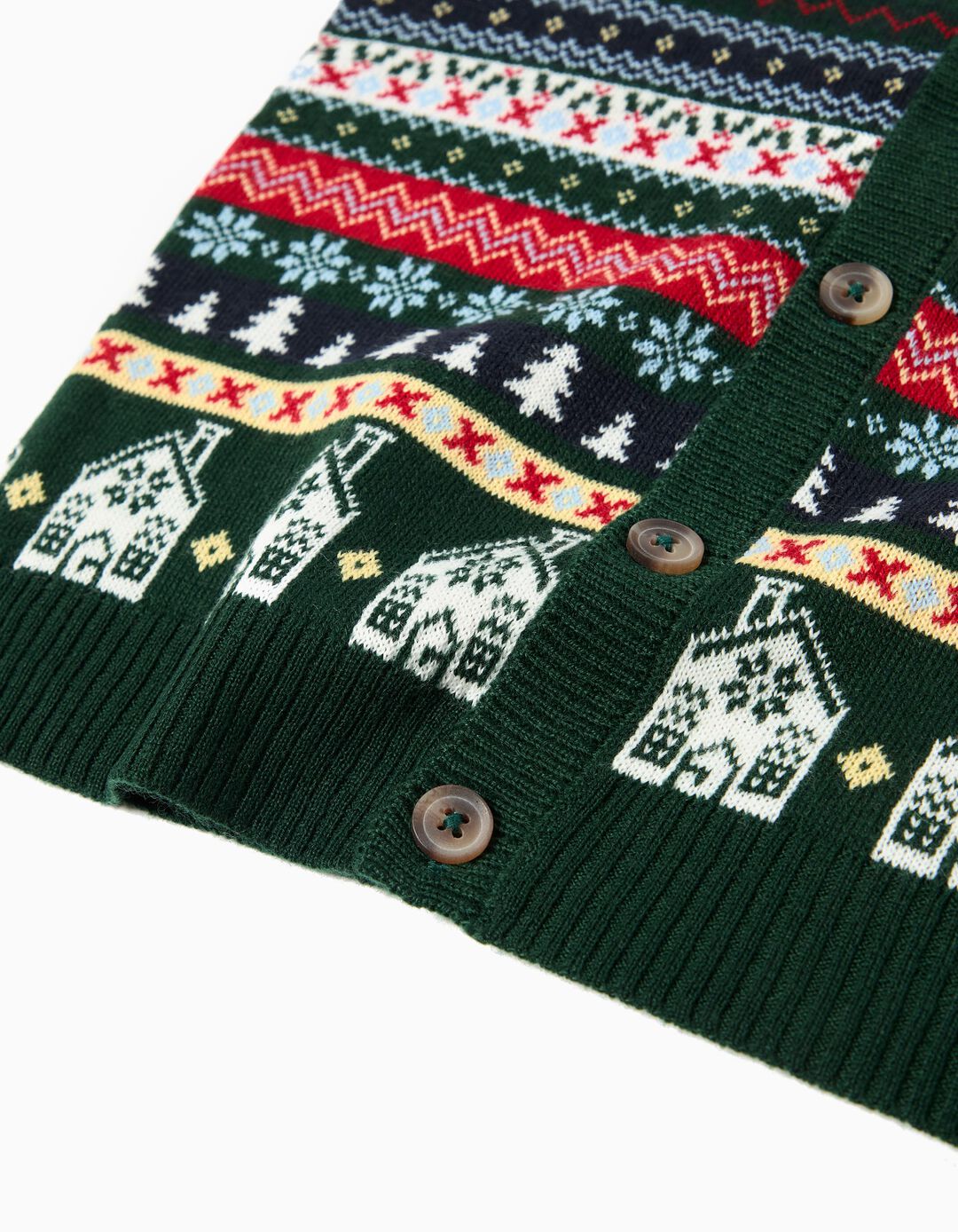 Colete de Natal, Menino, Verde Escuro