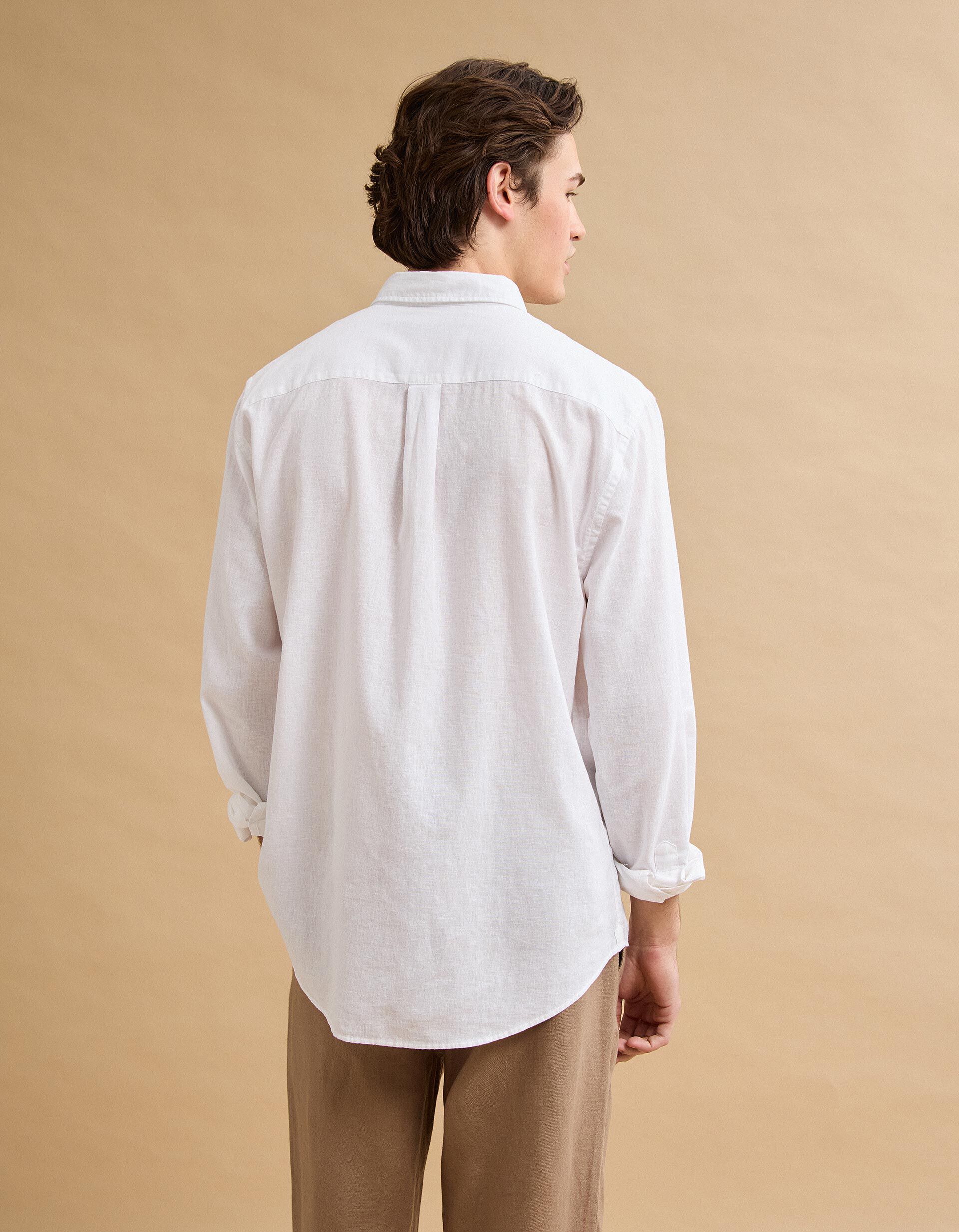Comprar Online Camisa com Linho, Homem, Branco